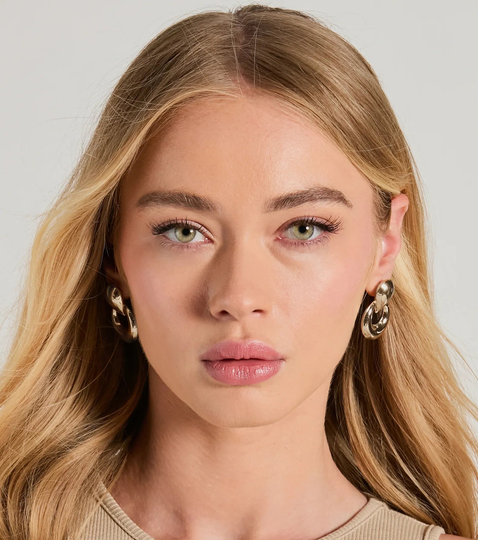 Keep It Chic Doorknocker Hoop Earrings