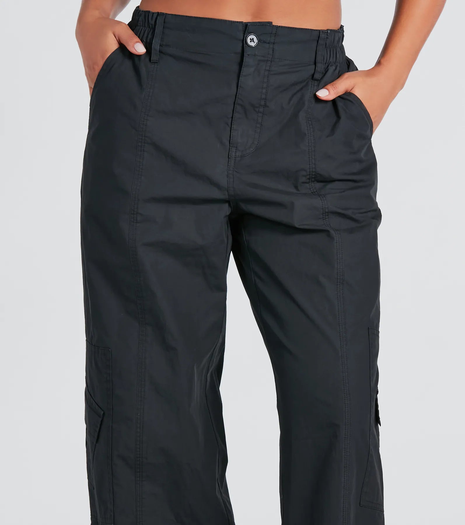 Major Cool Girl Parachute Cargo Pants