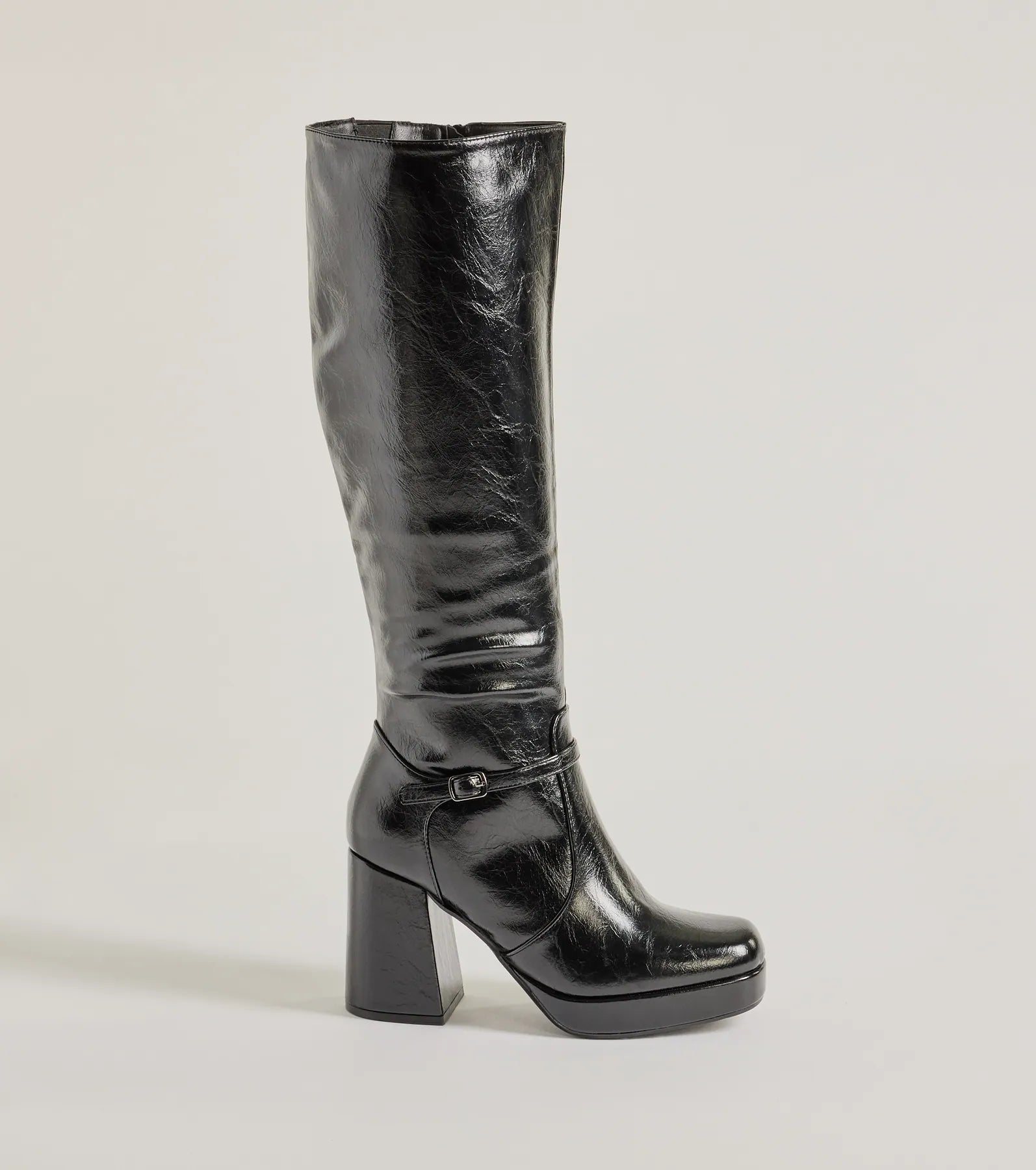 Made To Strut Faux Leather Under-The-Knee Boots