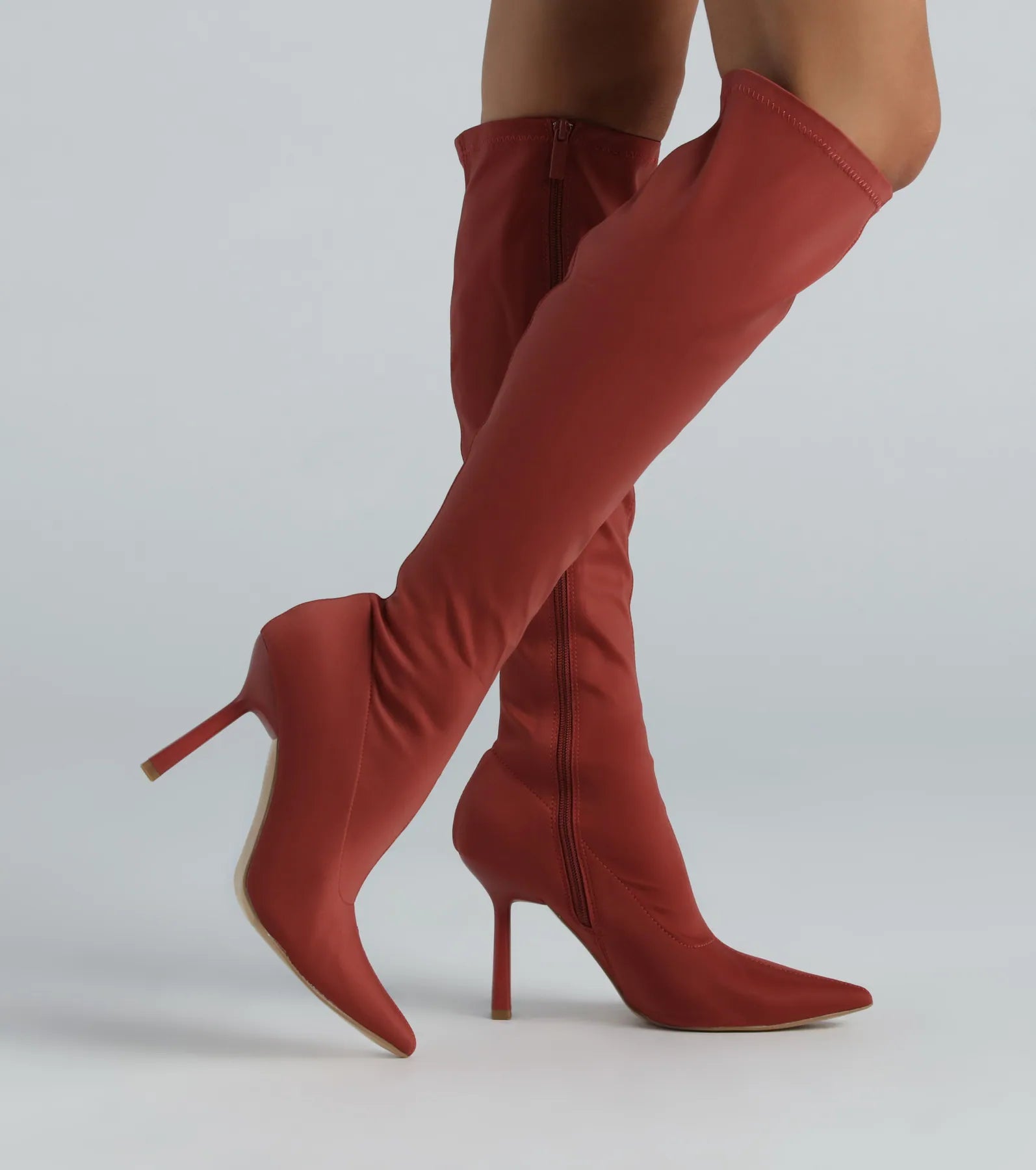 Elevated Mood Knee-High Stiletto Boots