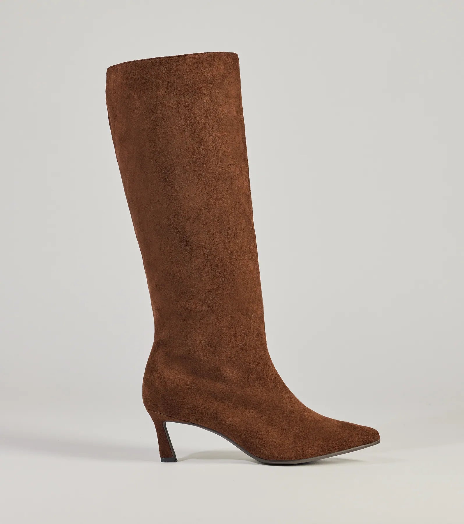 Chic Strut Under-The-Knee Kitten Heel Boots