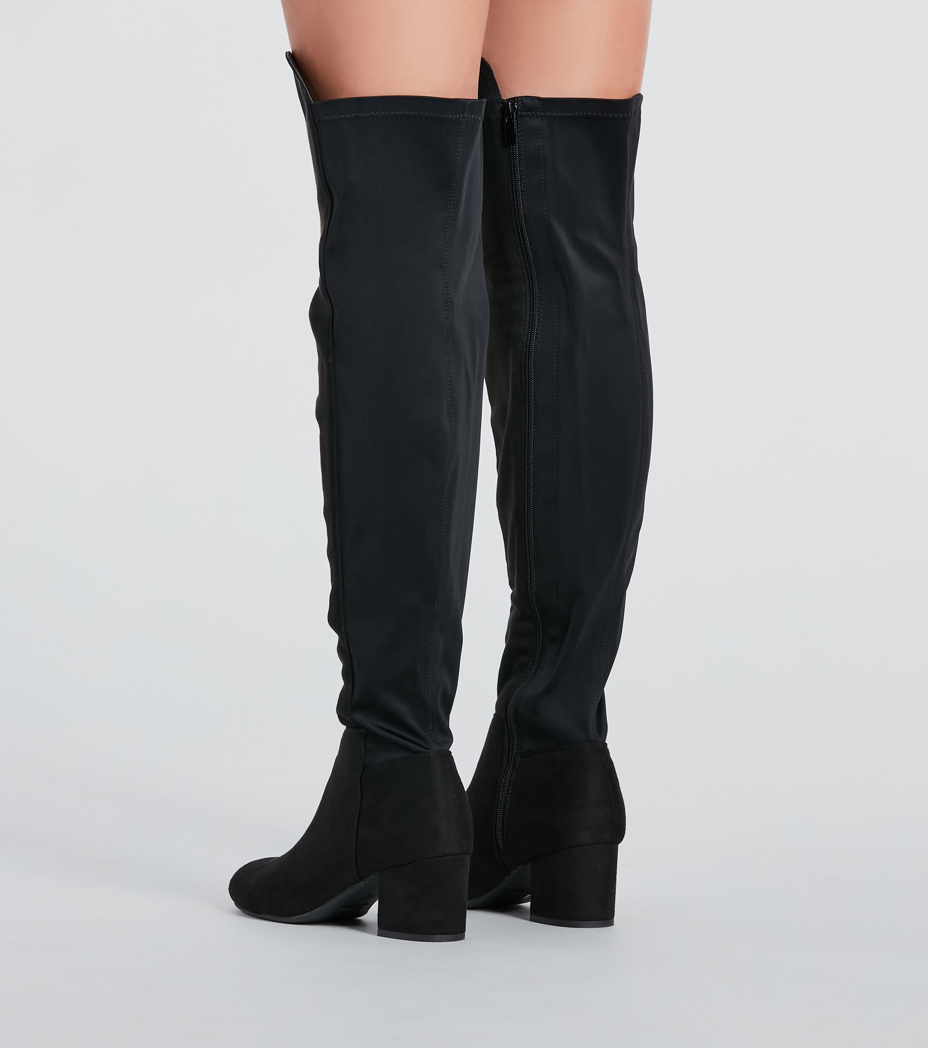 Style Staple Block Heel Over-The-Knee Boots