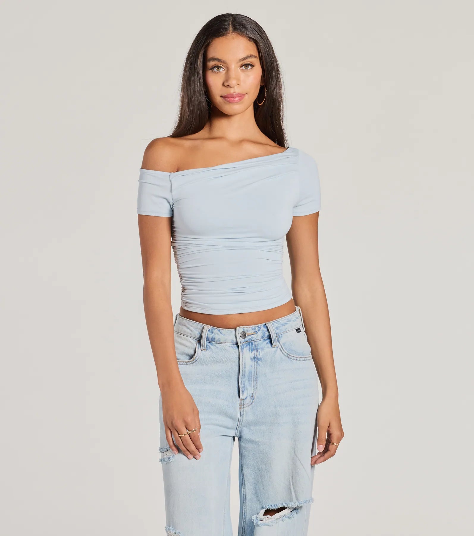 Flawless 'Fit Off-The-Shoulder Smooth Knit Top