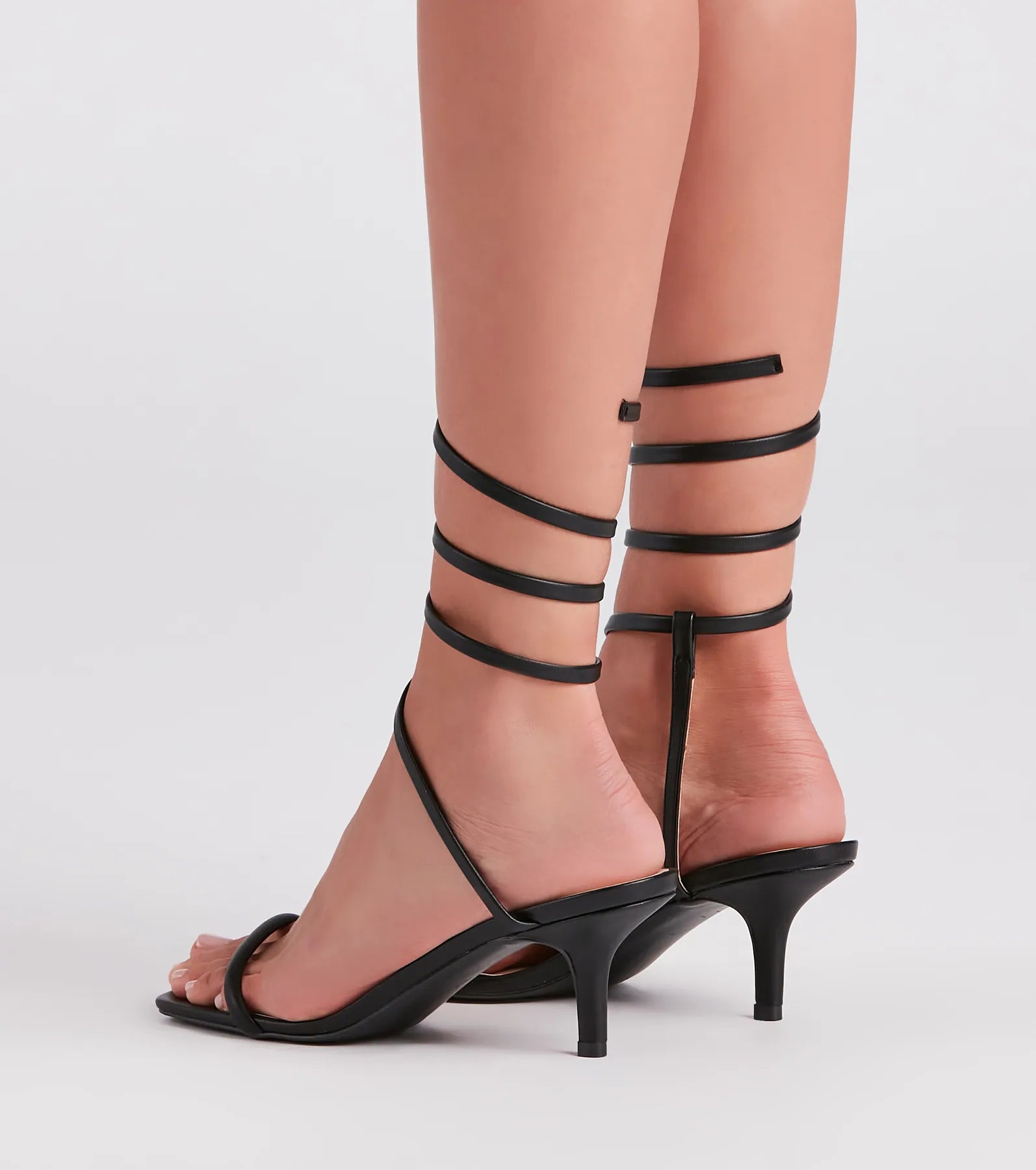 Turn Up In Style Kitten Stiletto Heels