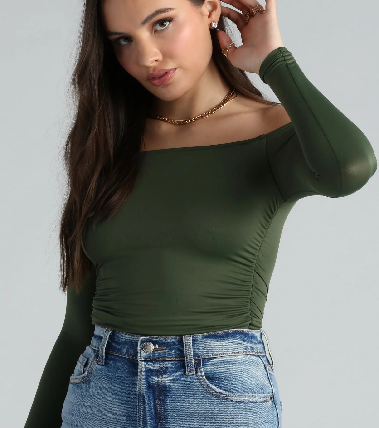 Pretty Feels Off-The-Shoulder Bodysuit