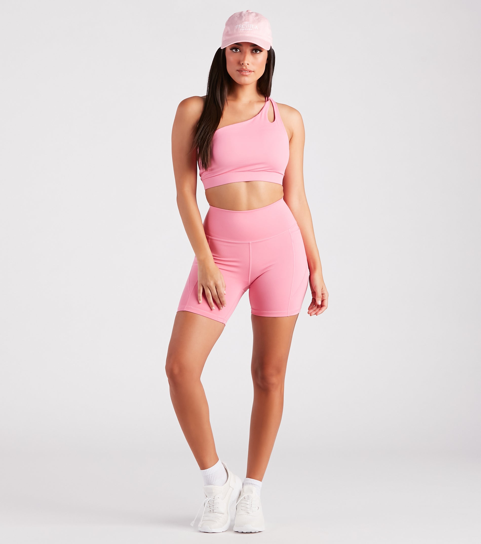 Stylish And Seamless High-Rise Biker Shorts