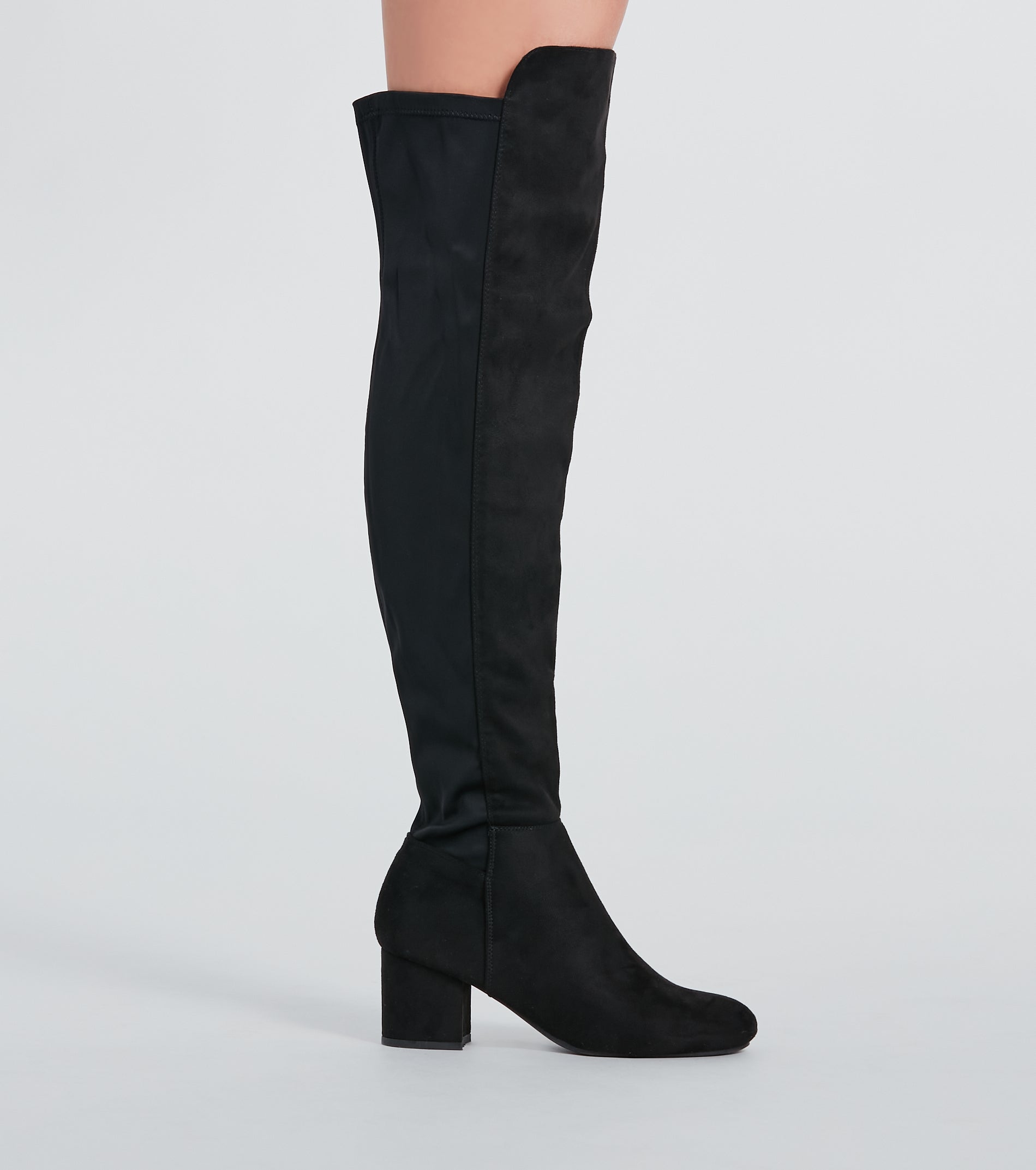 Style Staple Block Heel Over-The-Knee Boots