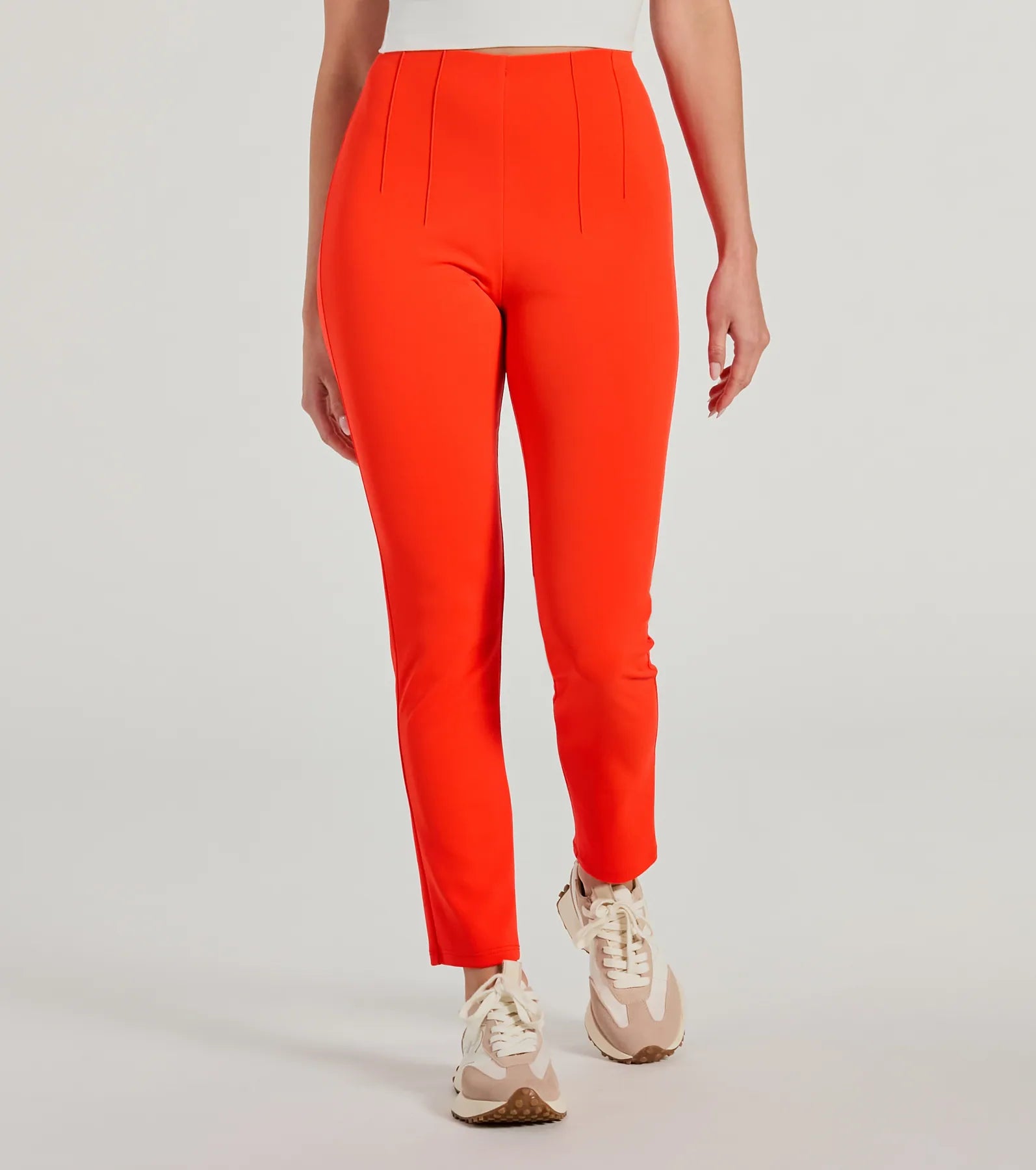 Power Mood High-Rise Skinny Trouser Pants