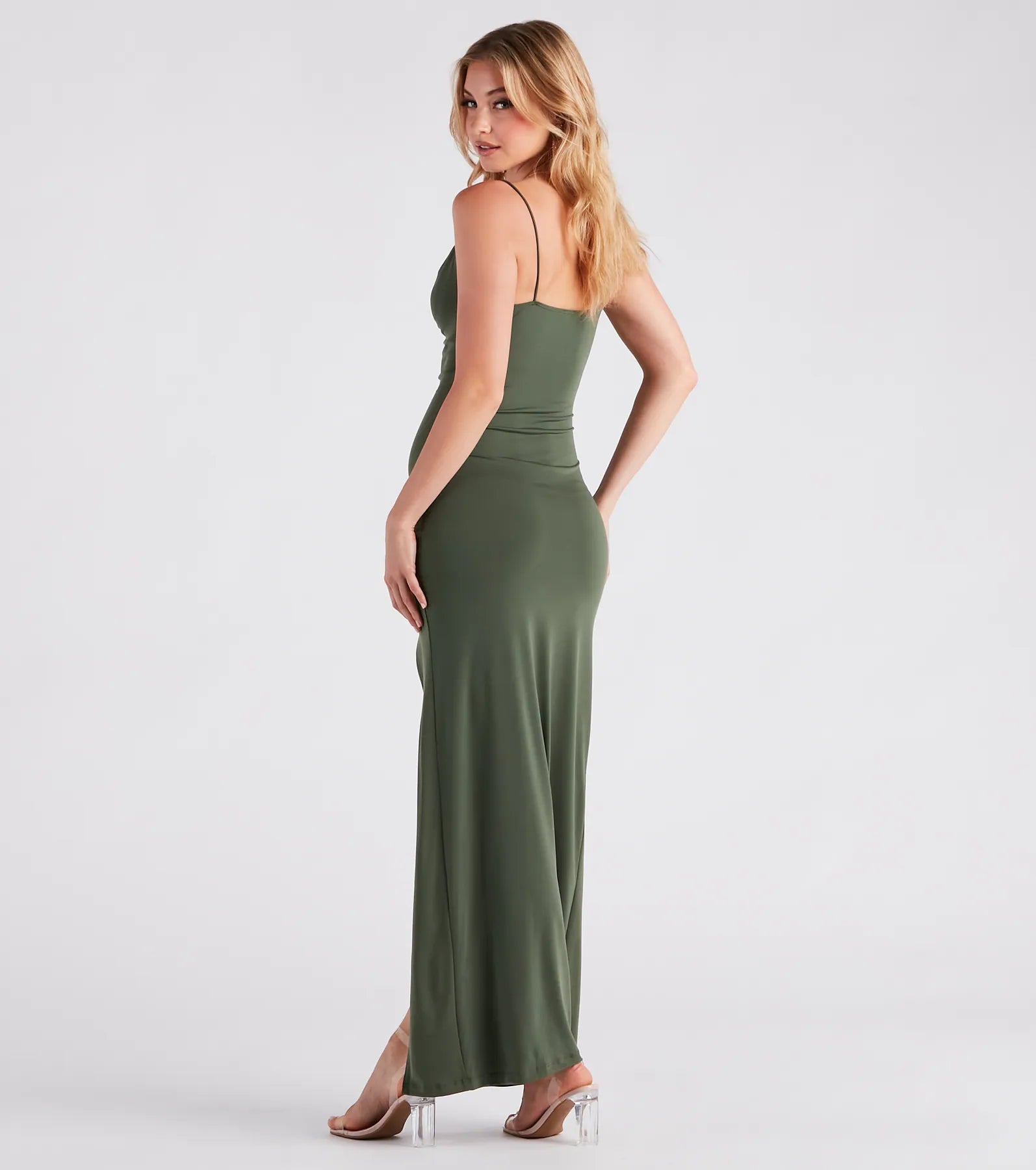 Definite Yes High Slit Maxi Dress