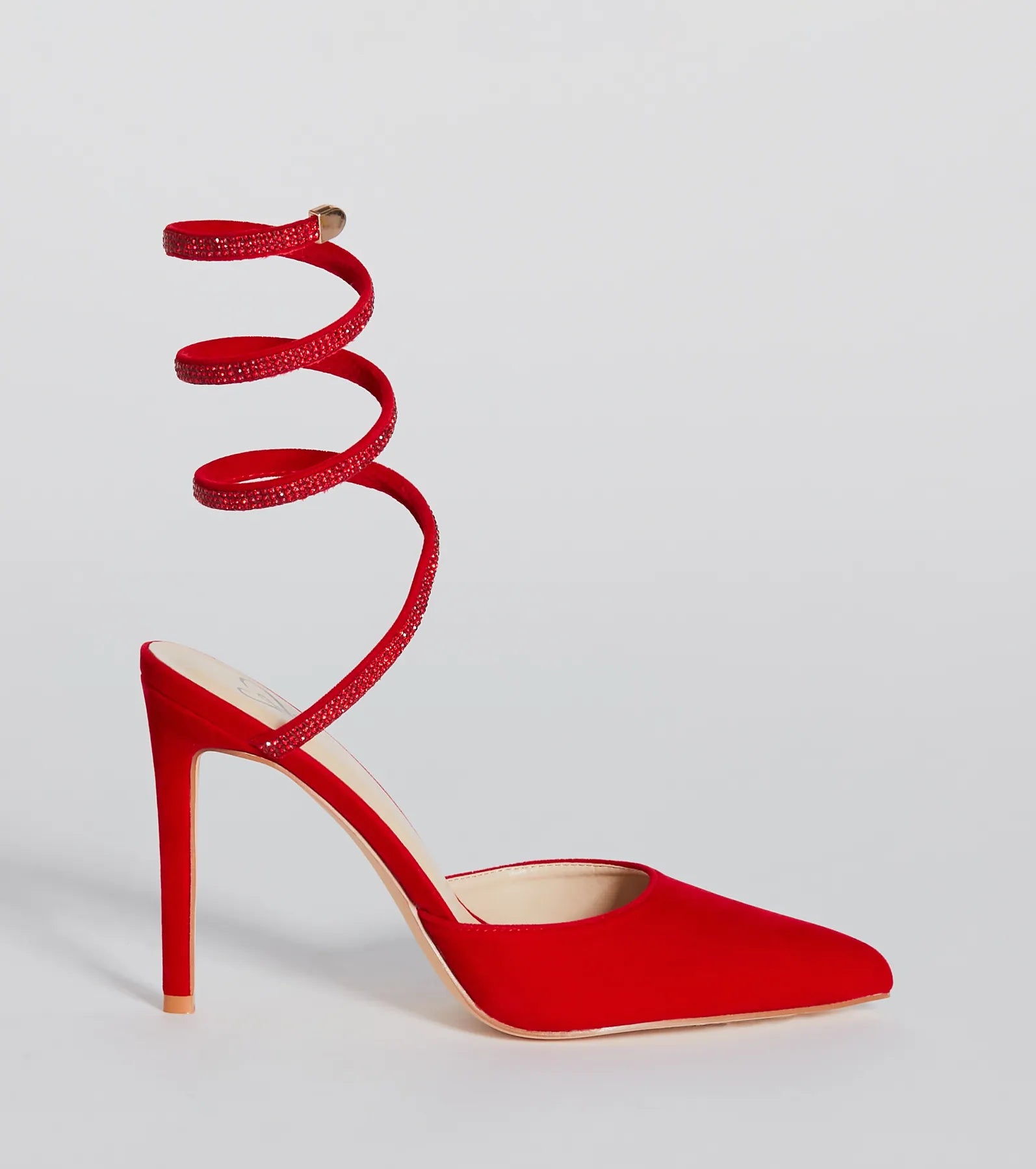 Time To Strut Spiral Strap Stiletto Pumps