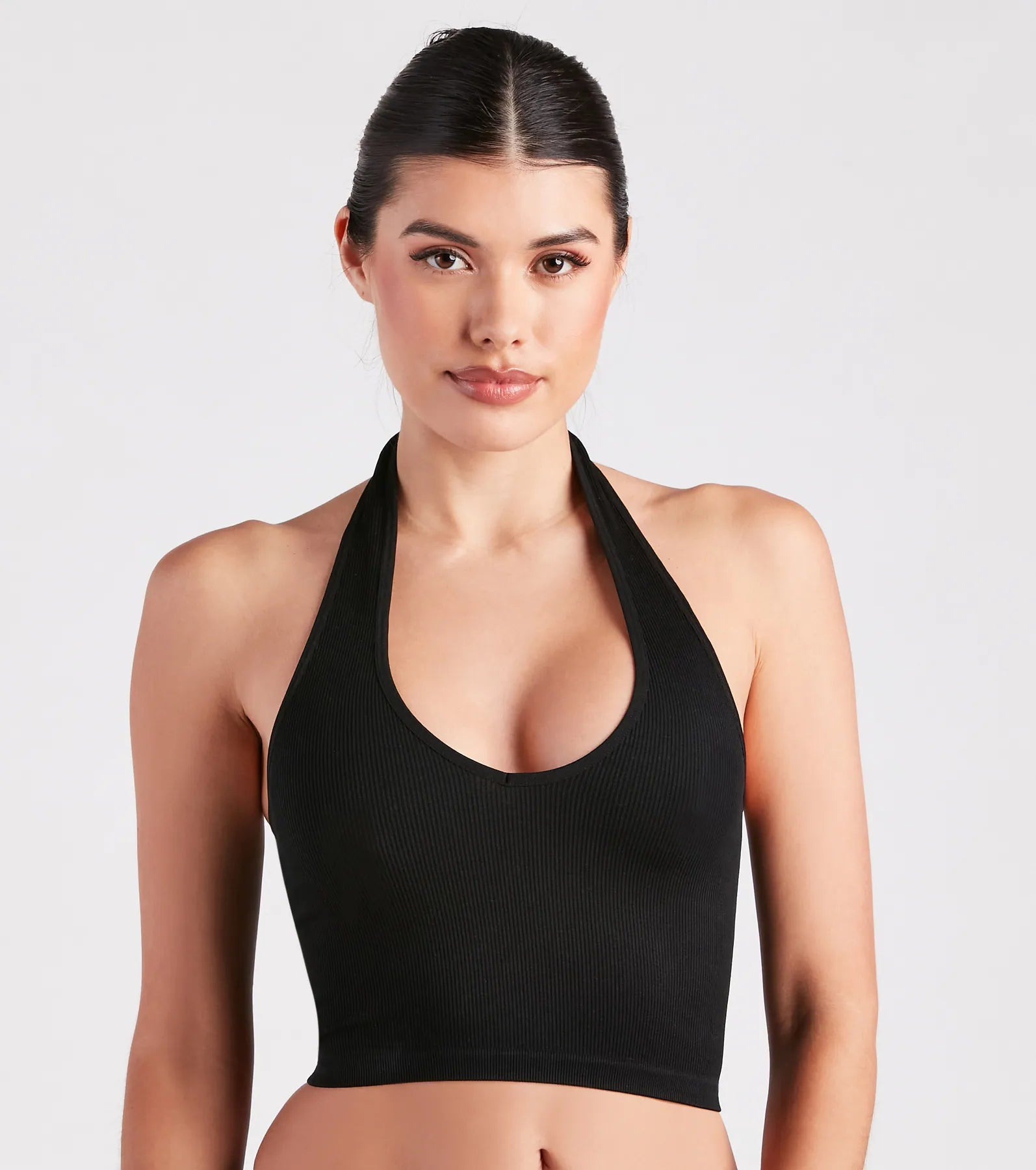 Love To Lounge Seamless Halter Bra Top