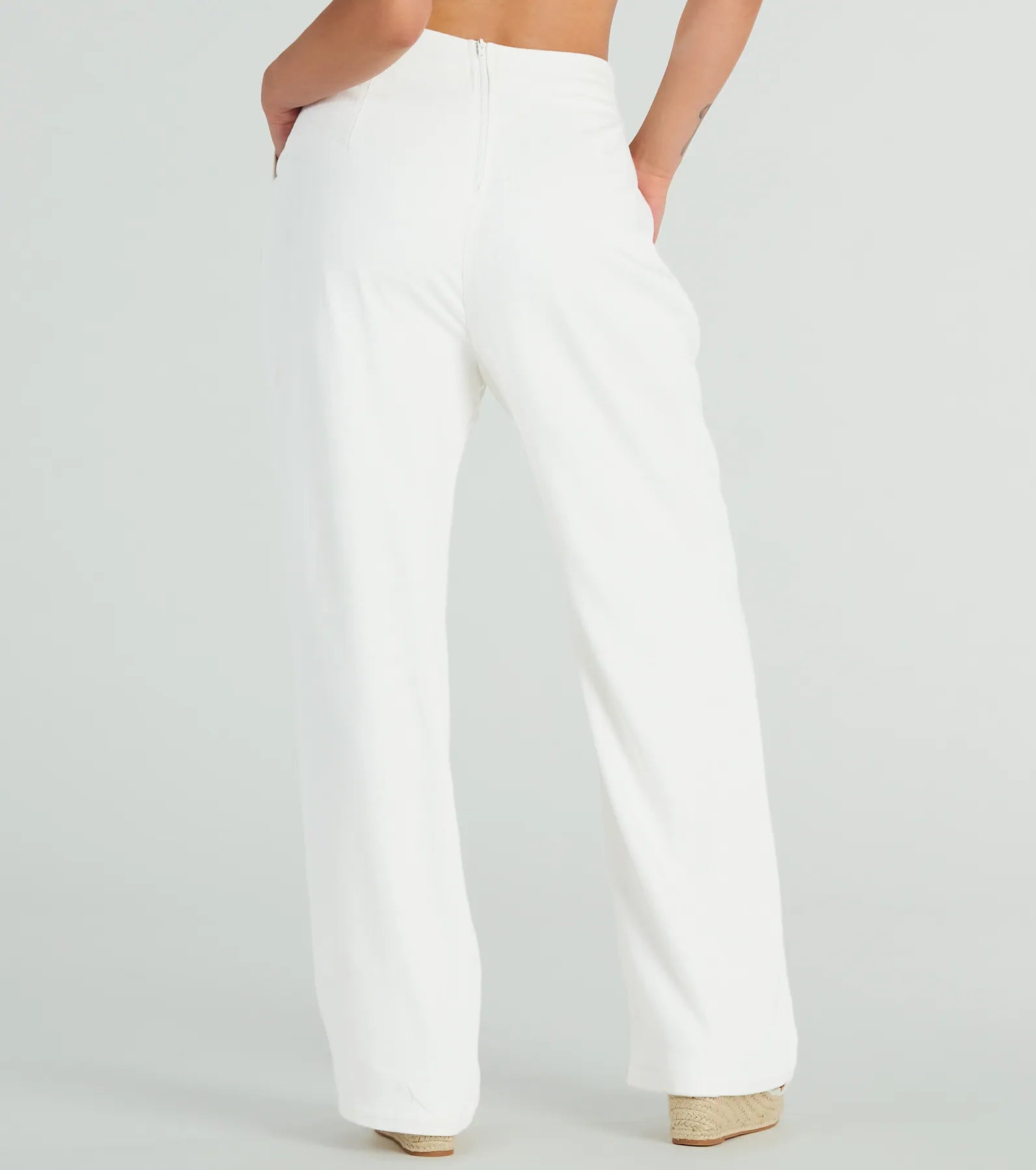 Trendy Treasure Linen Wide-Leg Pants