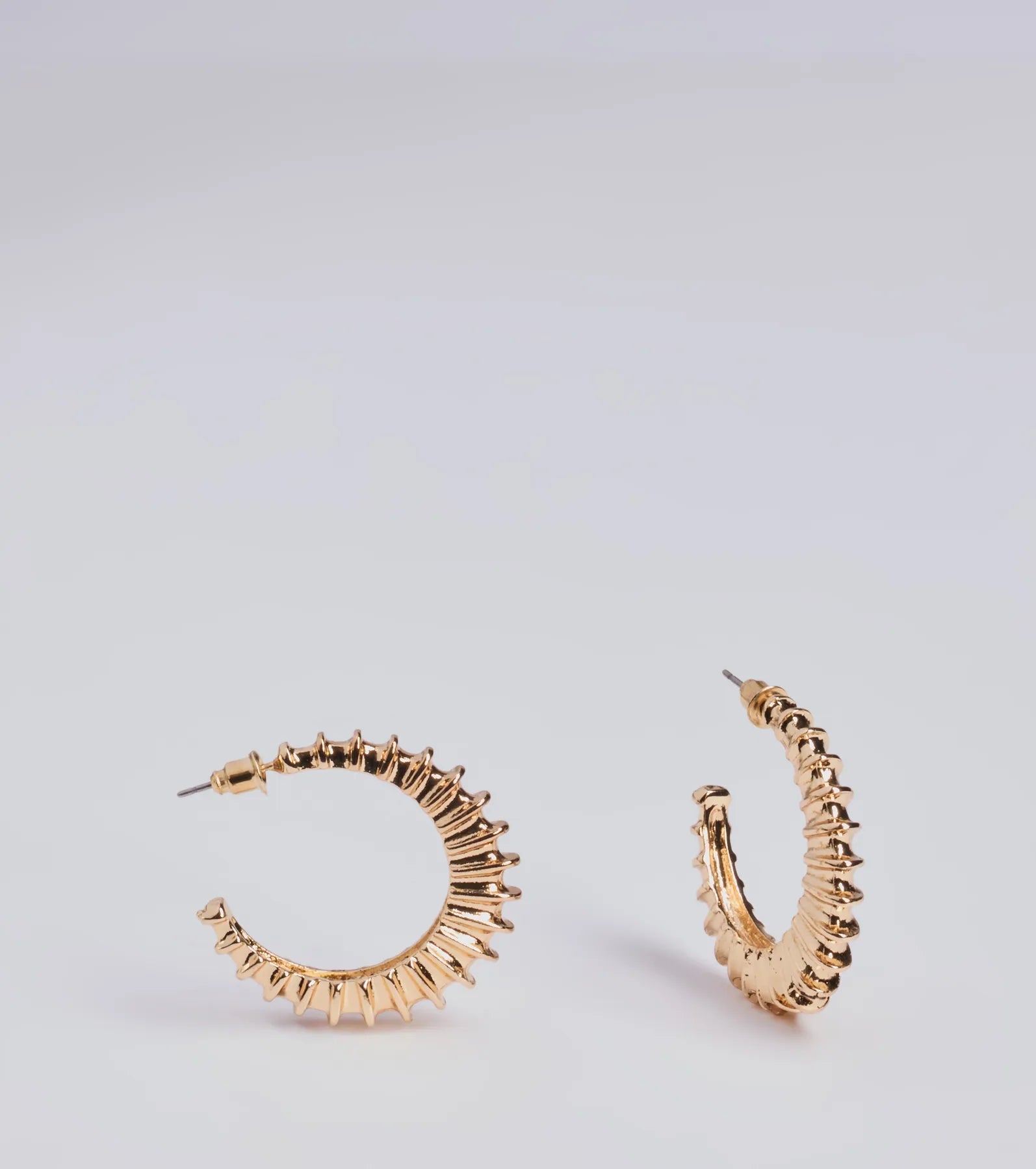 Chic Alert Coiled Hoop Earrings