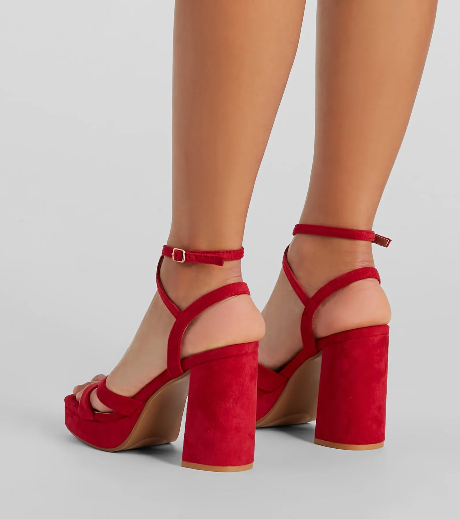 Statement Maker Strappy Platform Block Heels