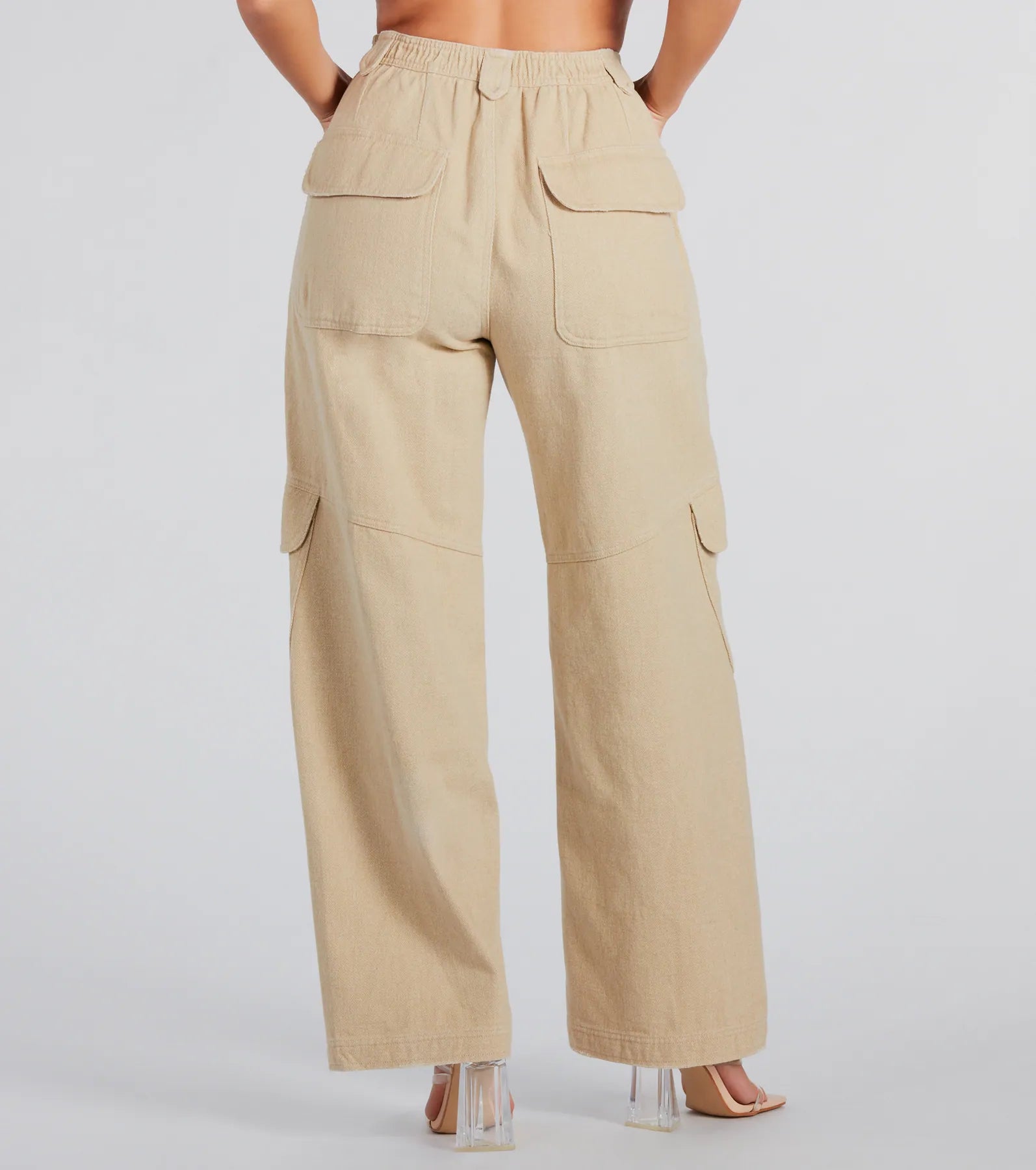 Casual Mood Wide-Leg Cargo Pants