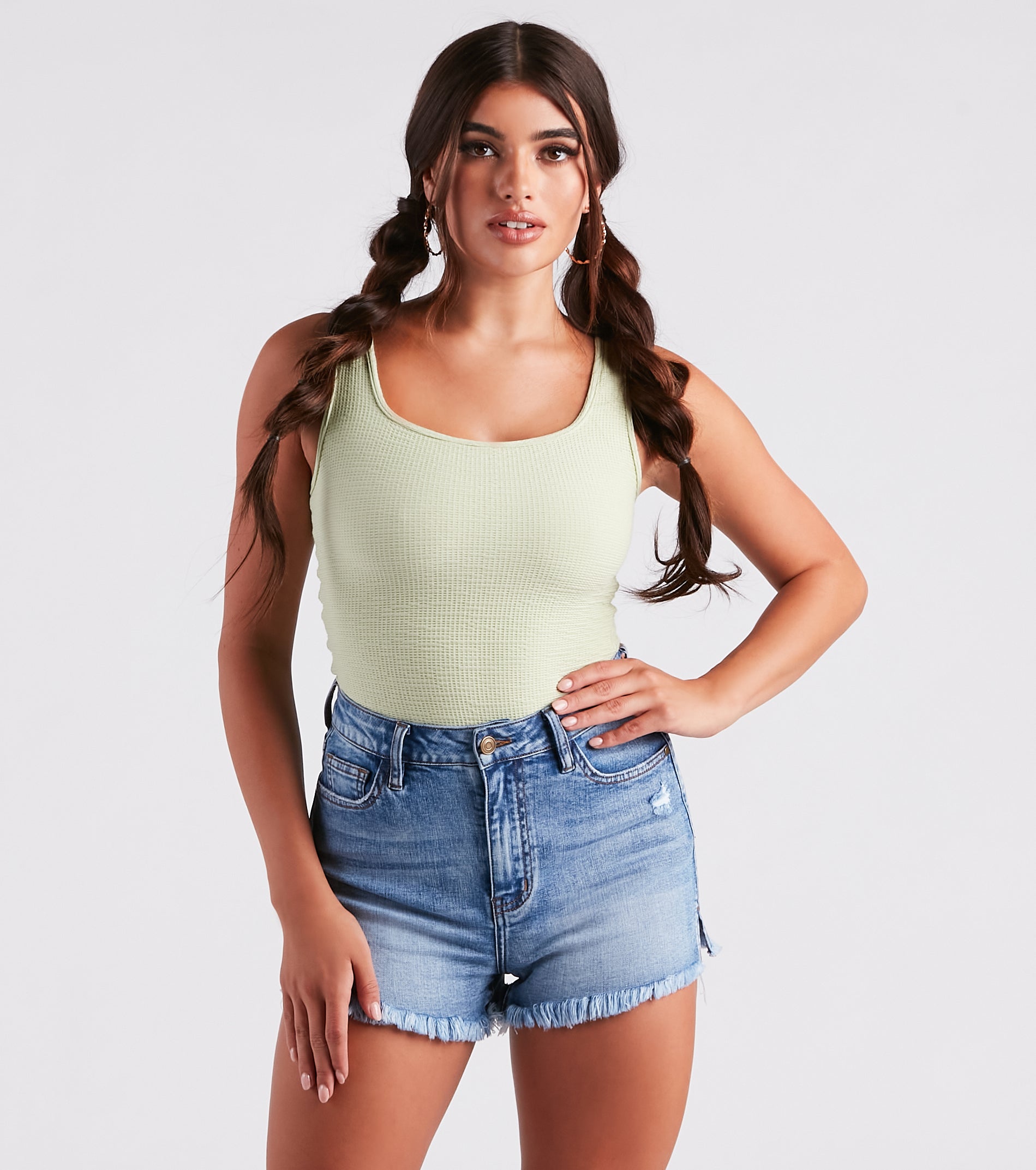 Casual Vibes Sleeveless Scoop Neck Bodysuit