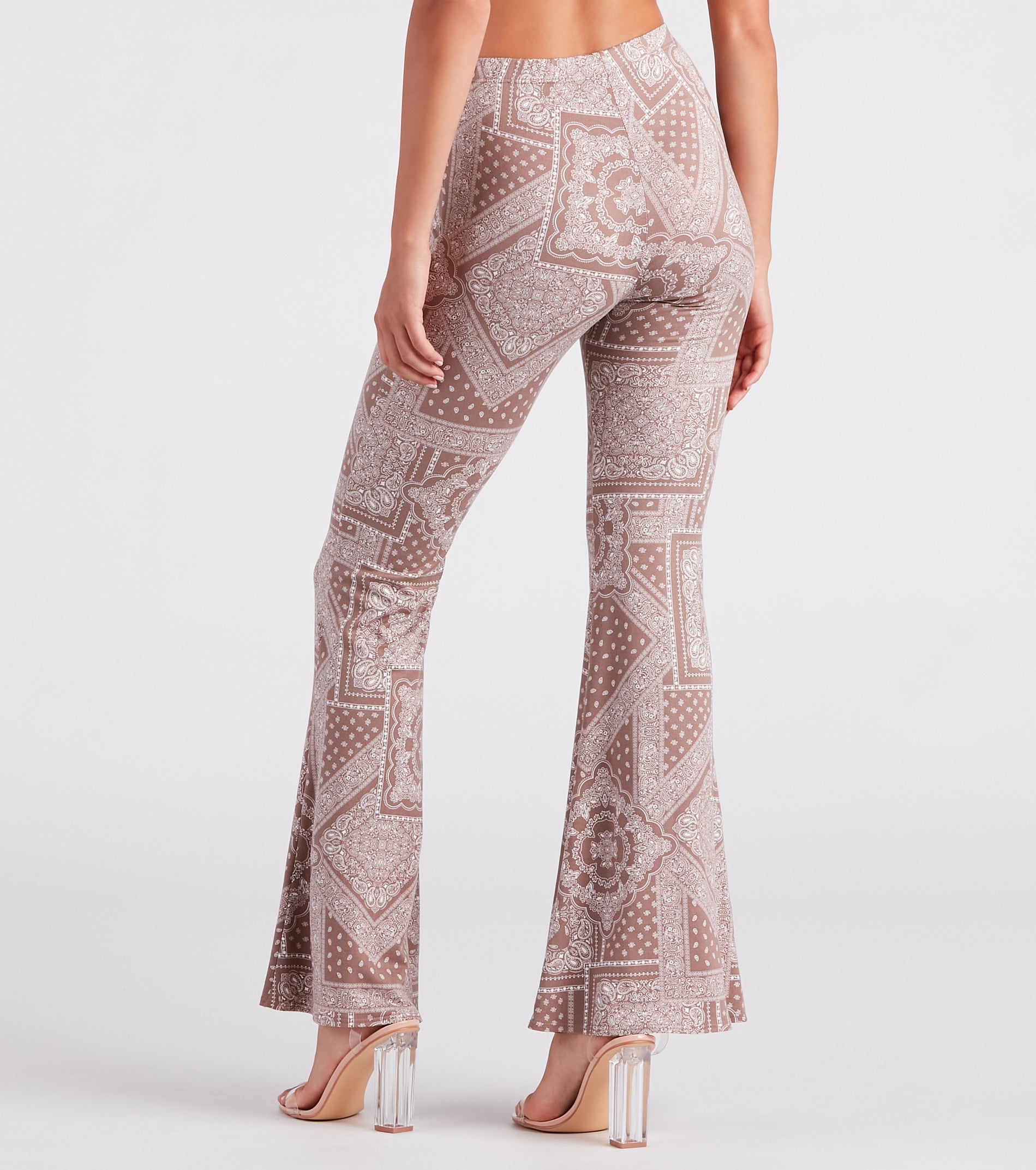 Paisley Princess Boho Flare Pants