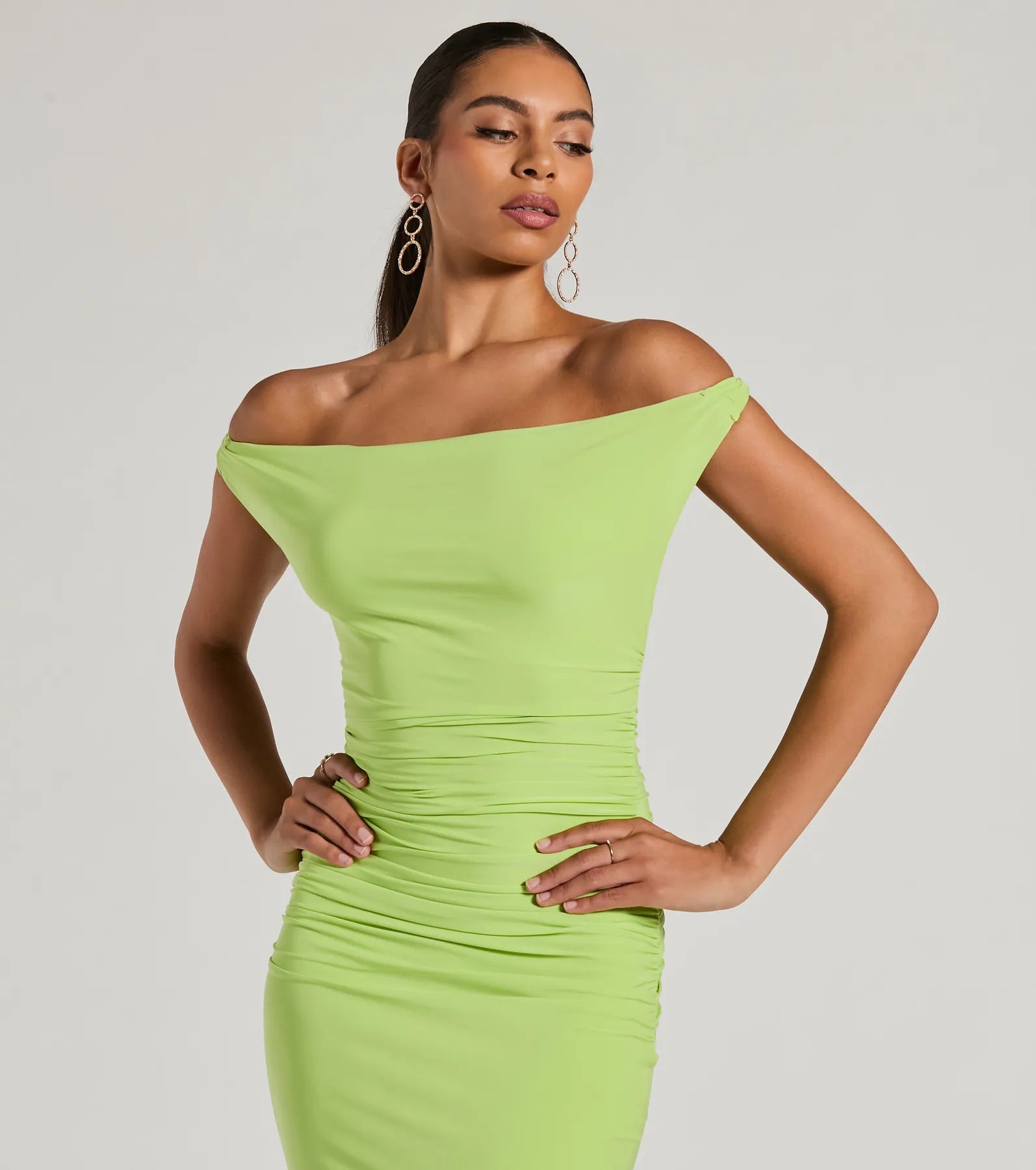 Tricks Of The Trade Convertible Bodycon Midi Dress