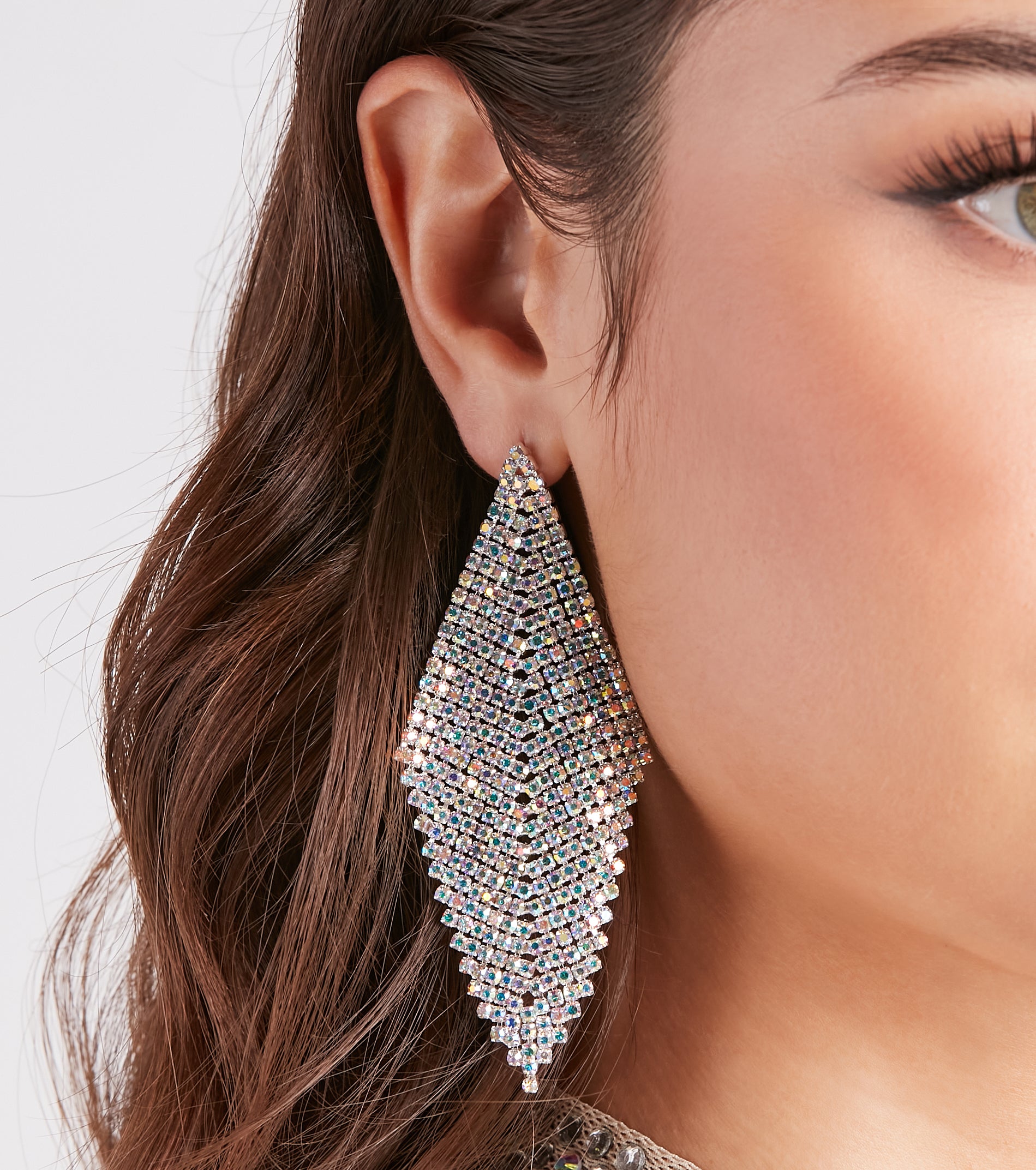 Captivating Glamour Rhinestone Statement Earrings