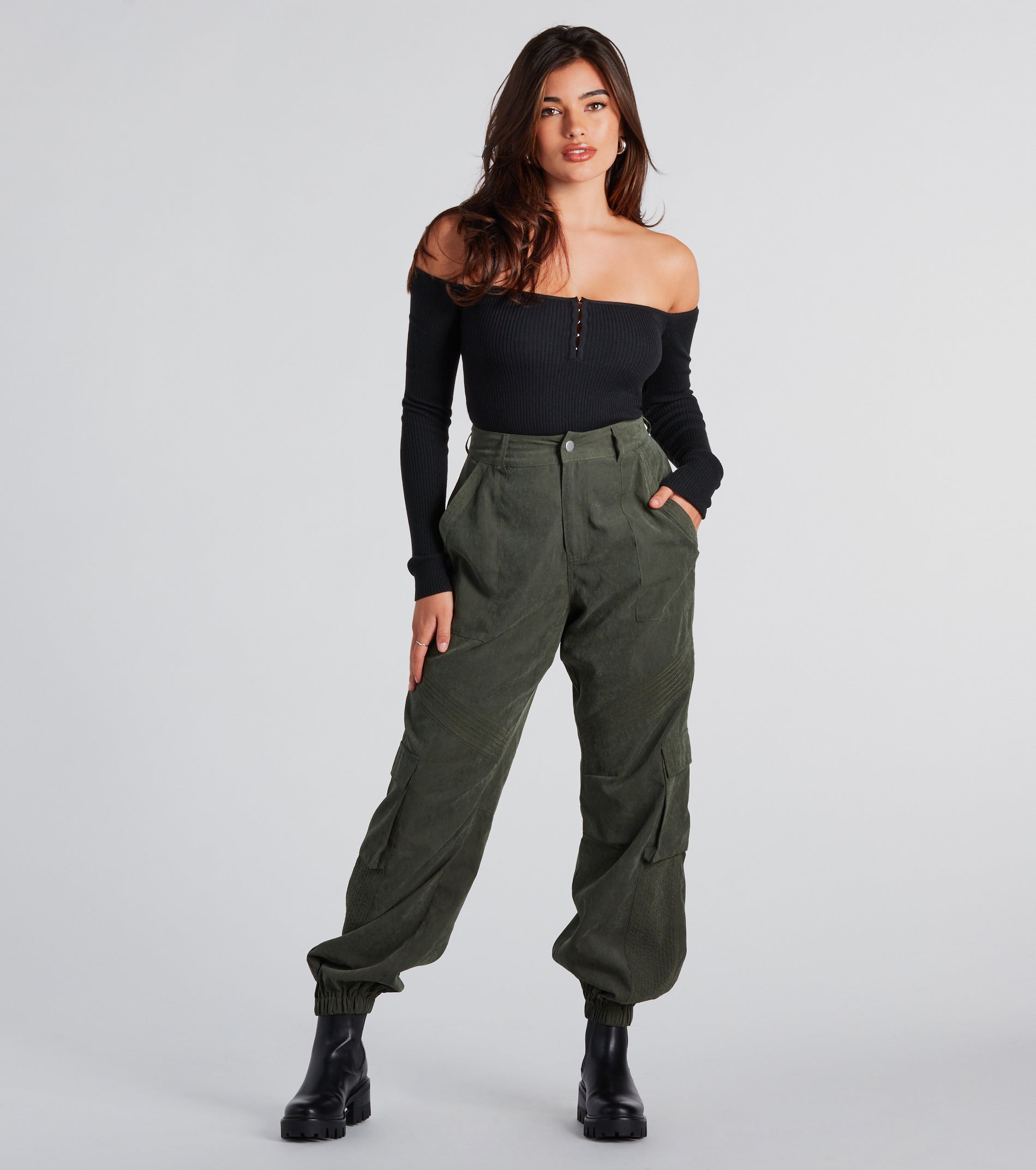 Trendy Upgrade Off-The-Shoulder Crop Top