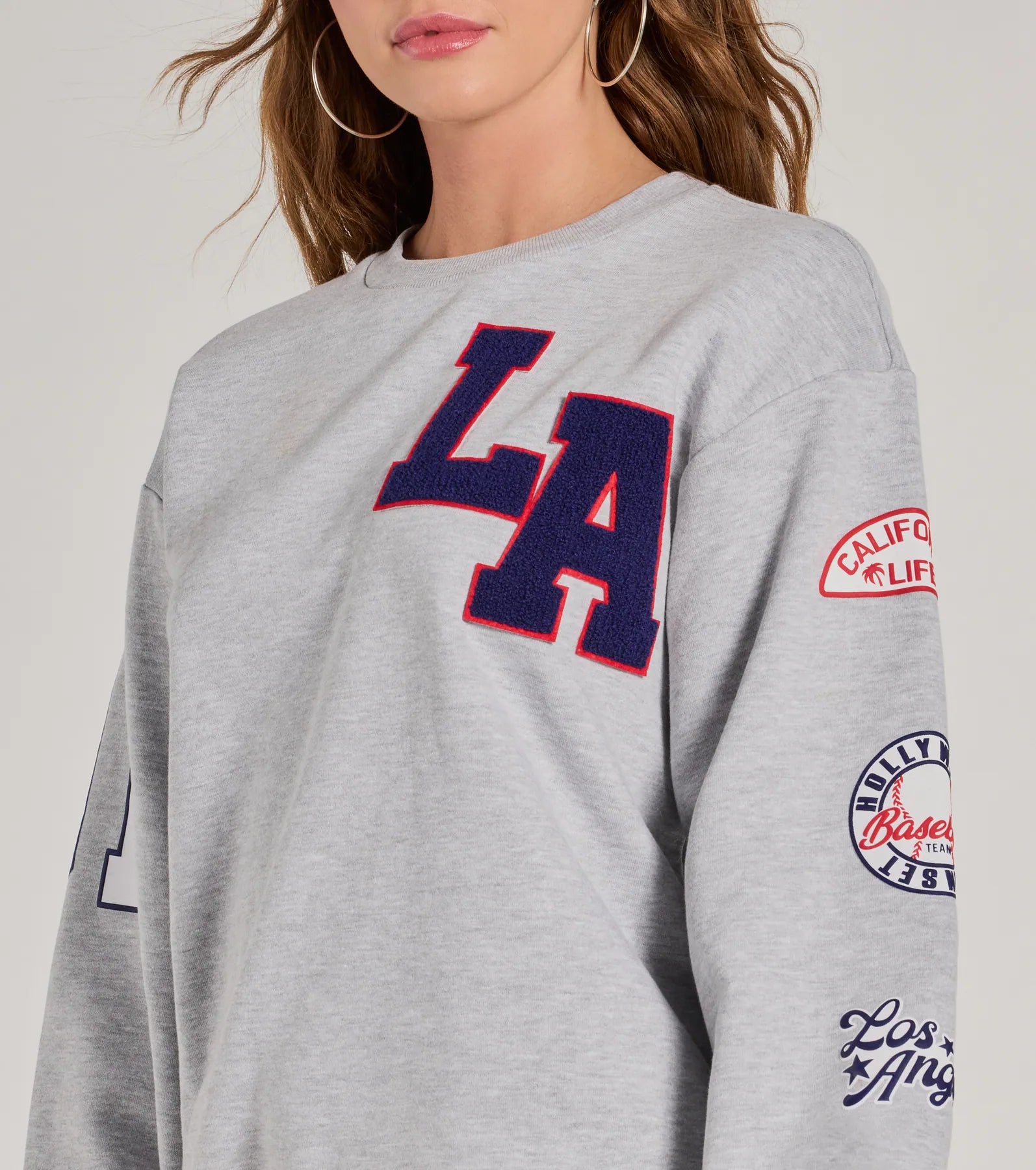 LA Graphic Fleece Sweatshirt