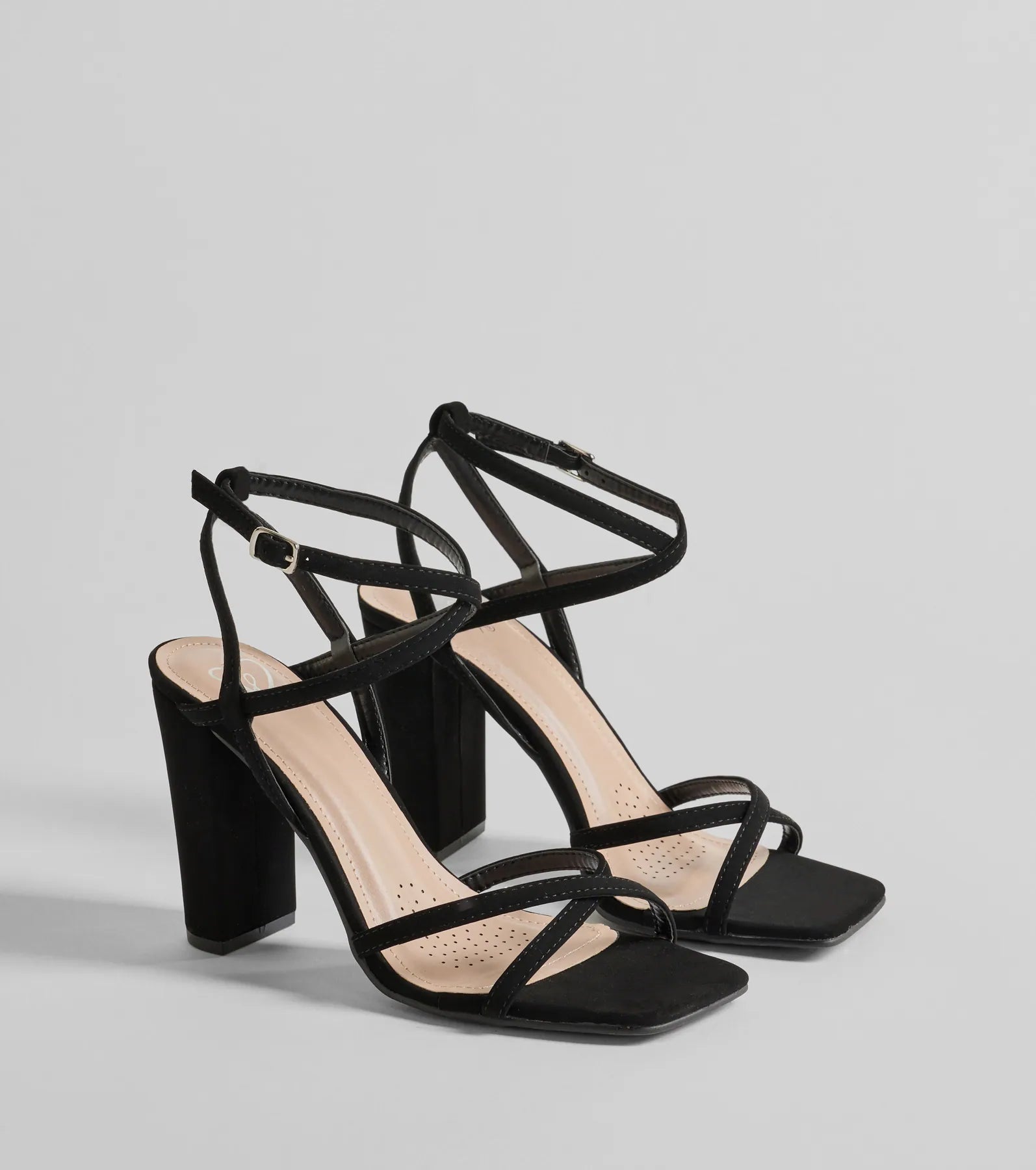 Stunning Summer Daze Strappy Block Heels