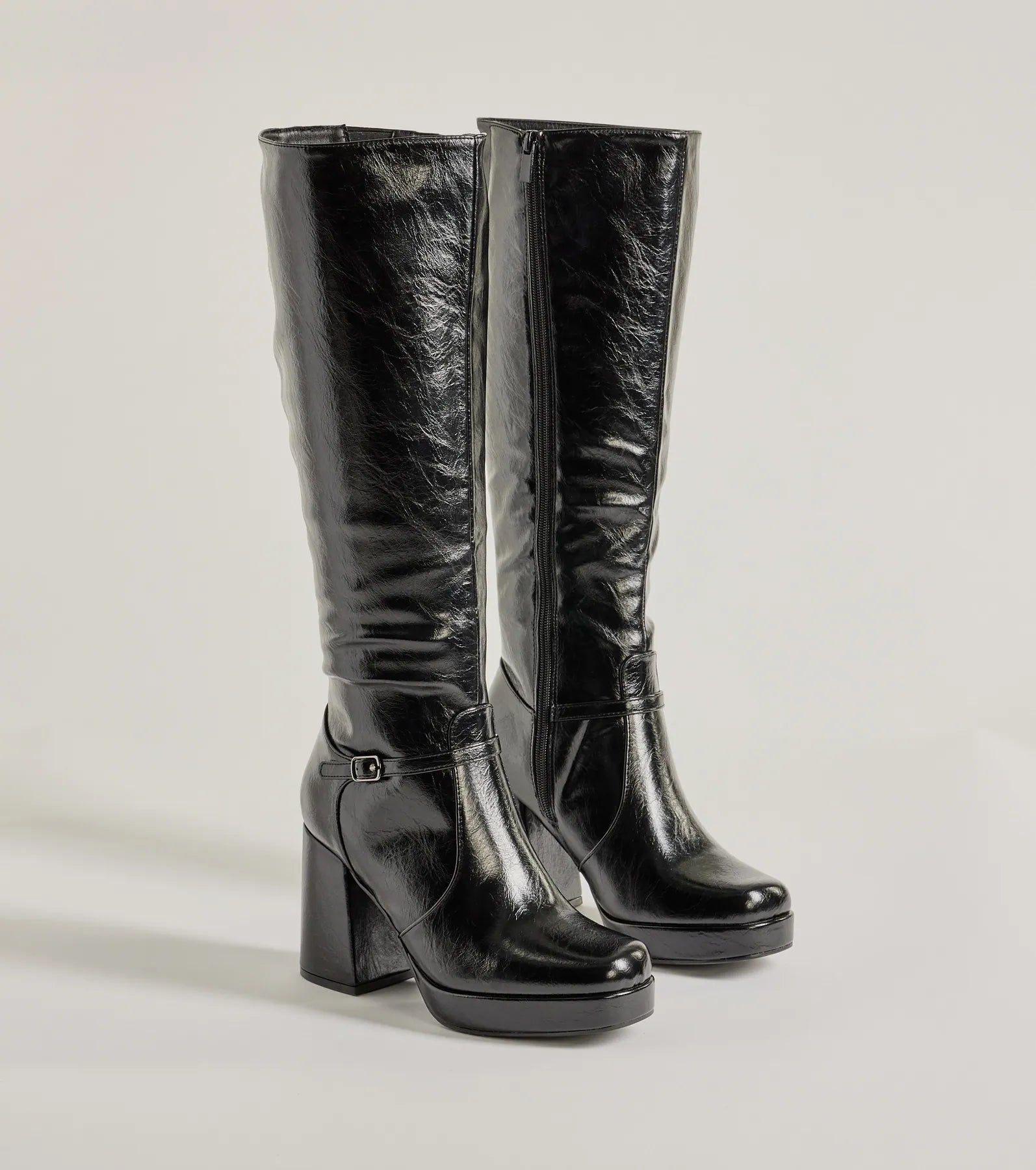 Made To Strut Faux Leather Under-The-Knee Boots