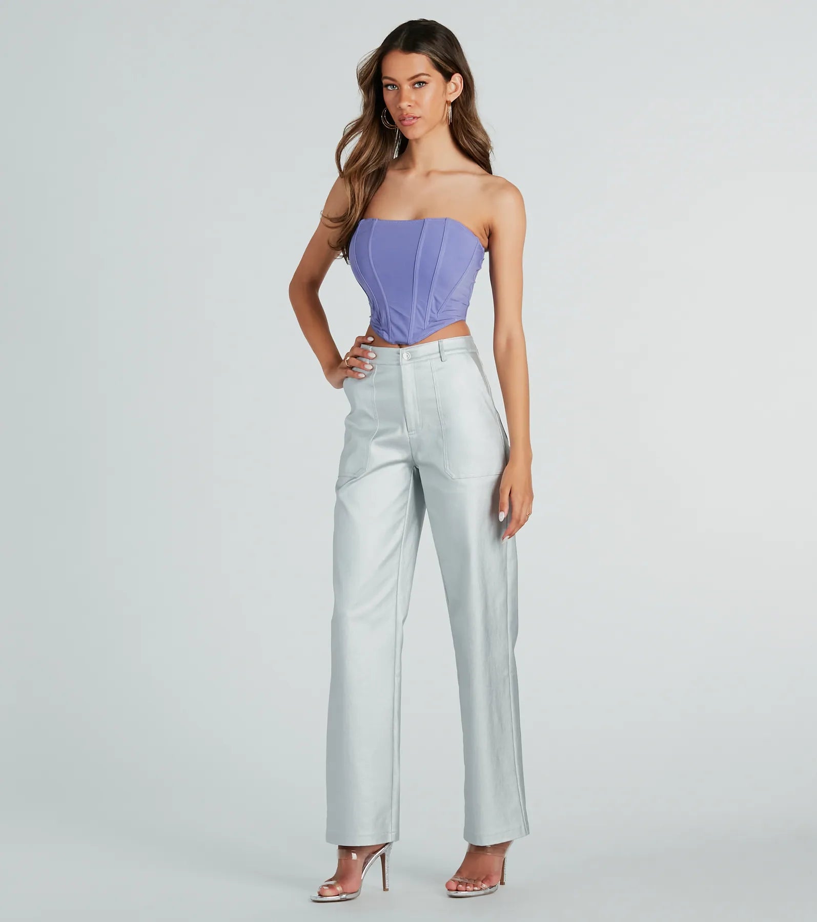 Night-Out Worthy Cropped Corset Top