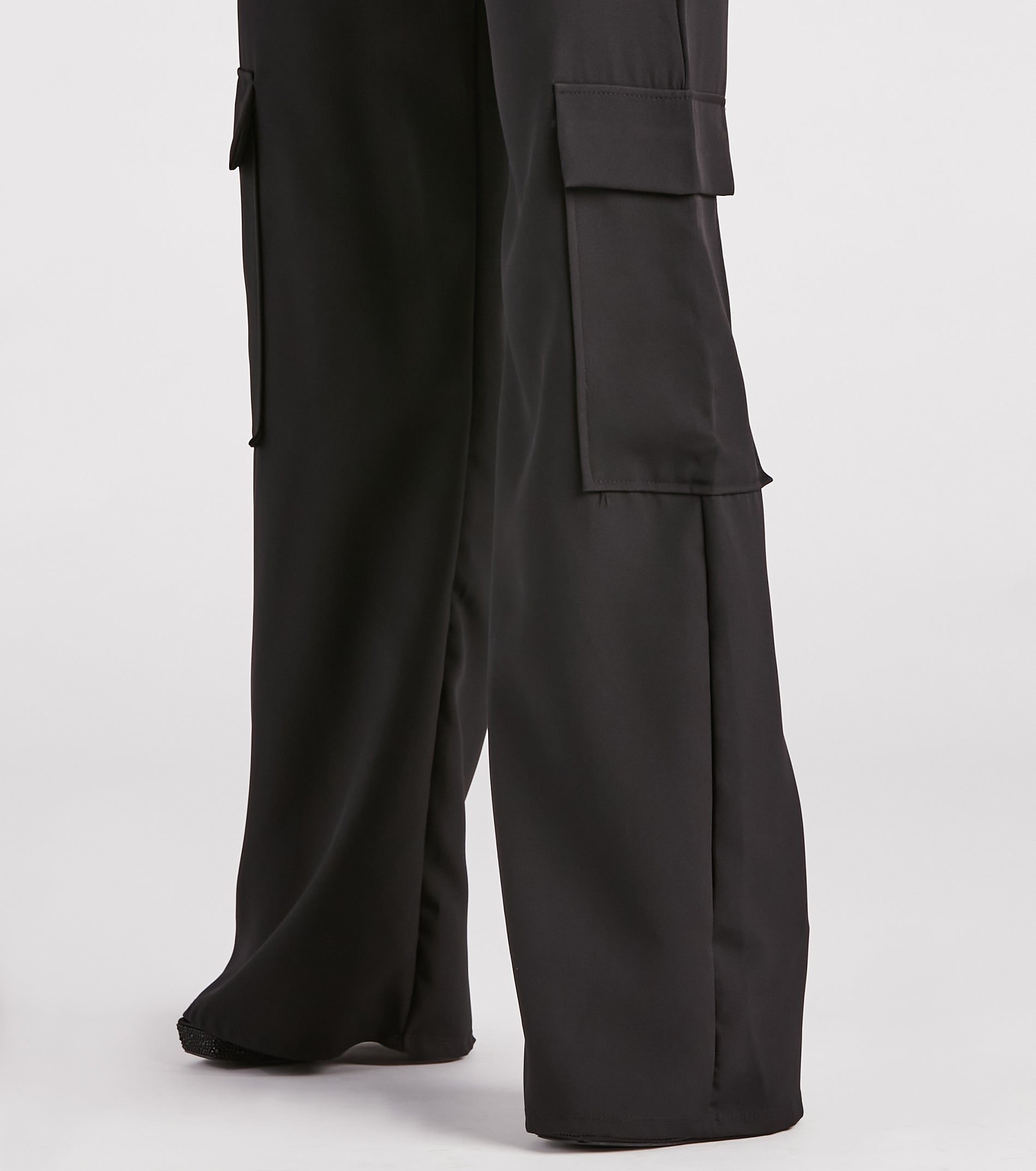 Keep It Cool Wide-Leg Cargo Trouser Pants