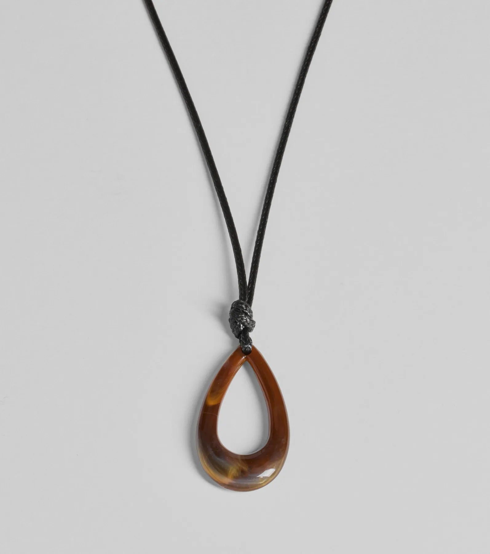 Eclectic Charm Teardrop Stone Necklace