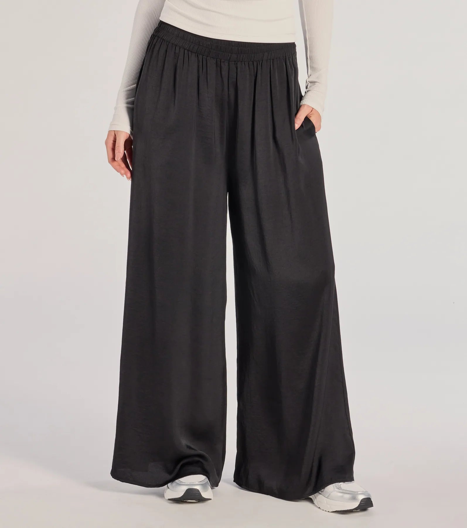 Laidback Luxe Wide-Leg Palazzo Pants