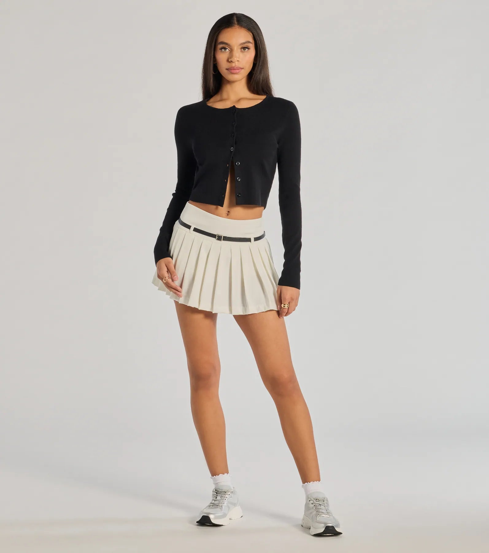 Adorable Trendsetter Pleated Mini Skort