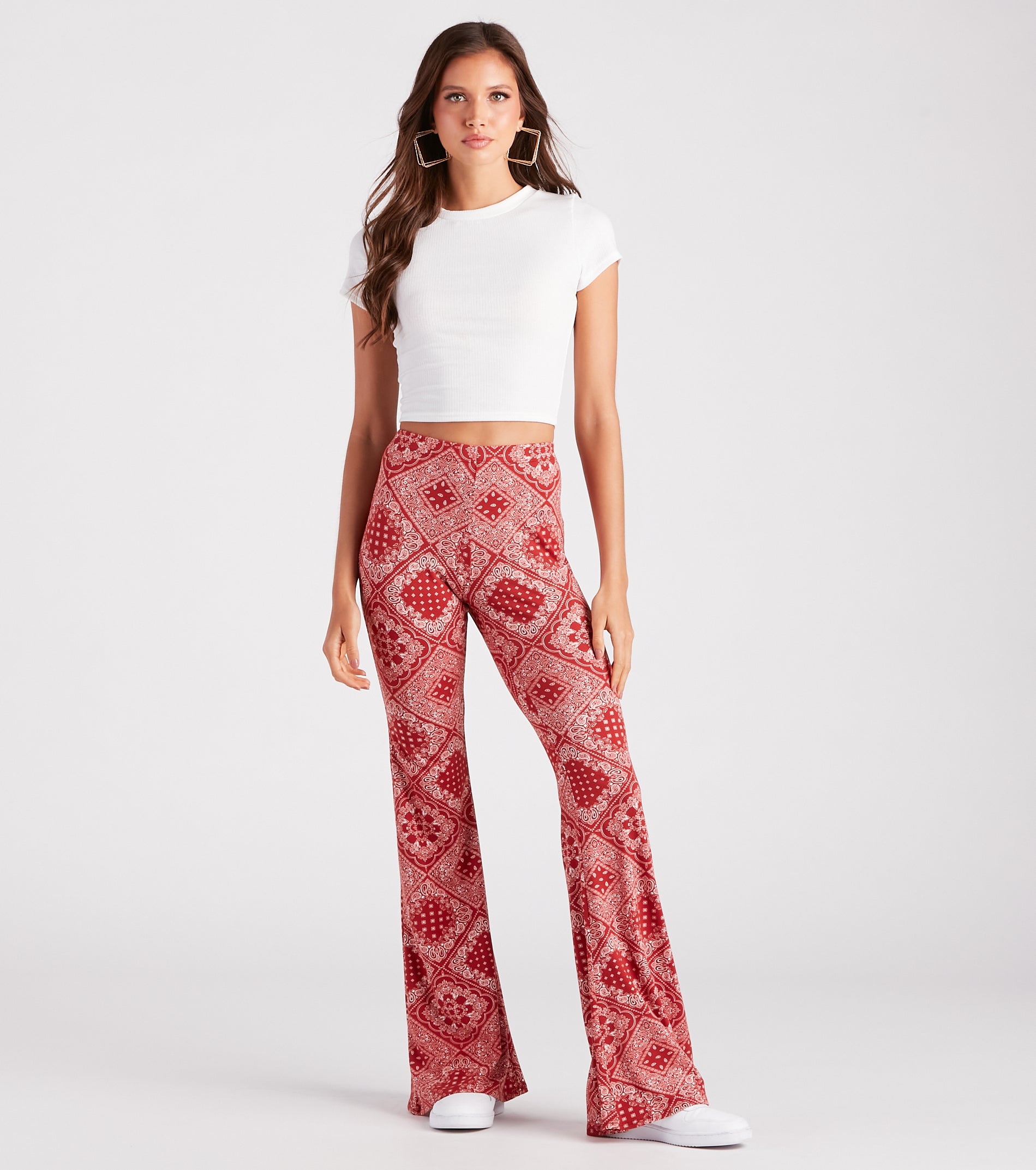 Bandana Bandit Paisley Boho Flare Pants