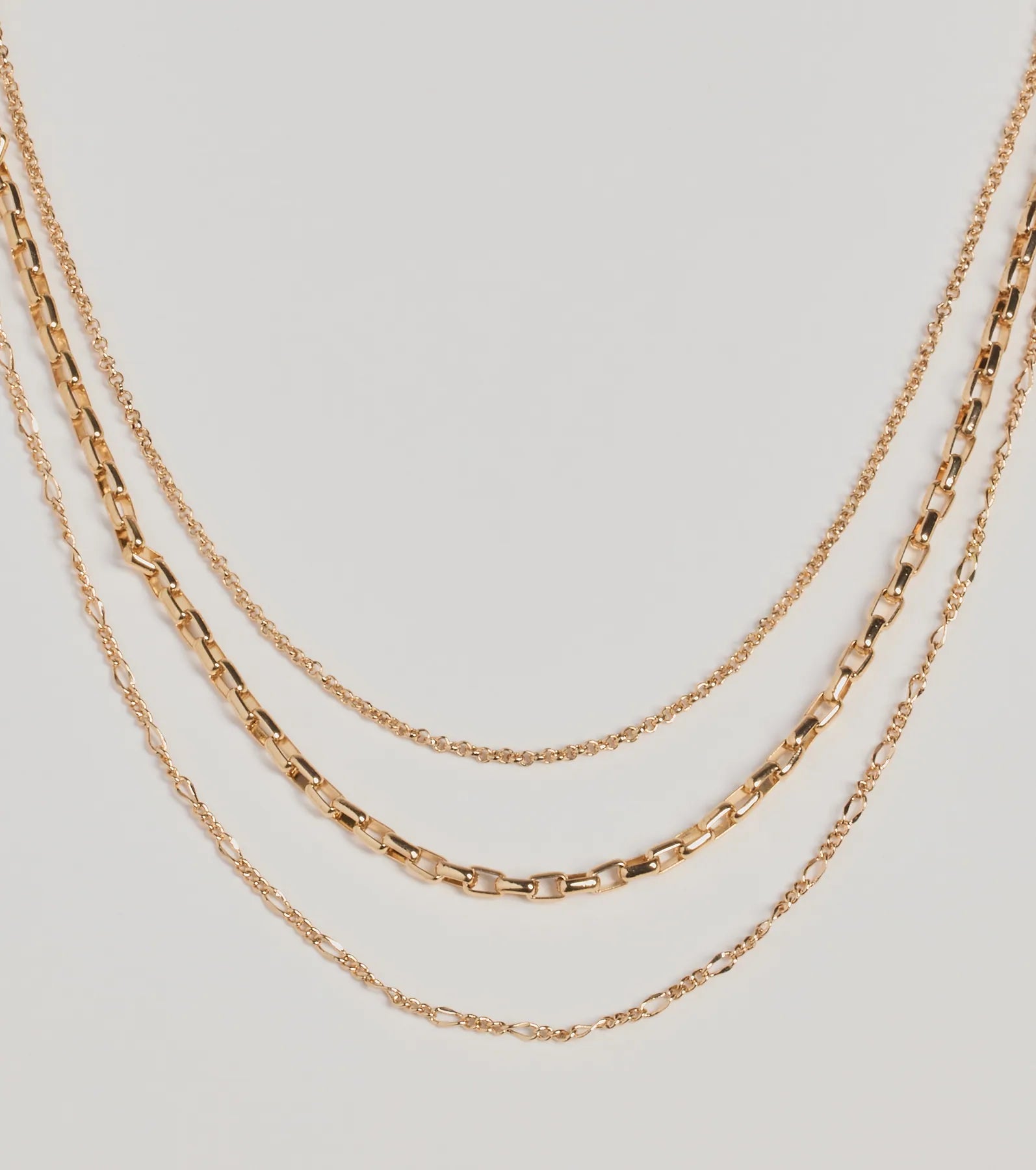 Timeless Charm Layered Chain Necklace