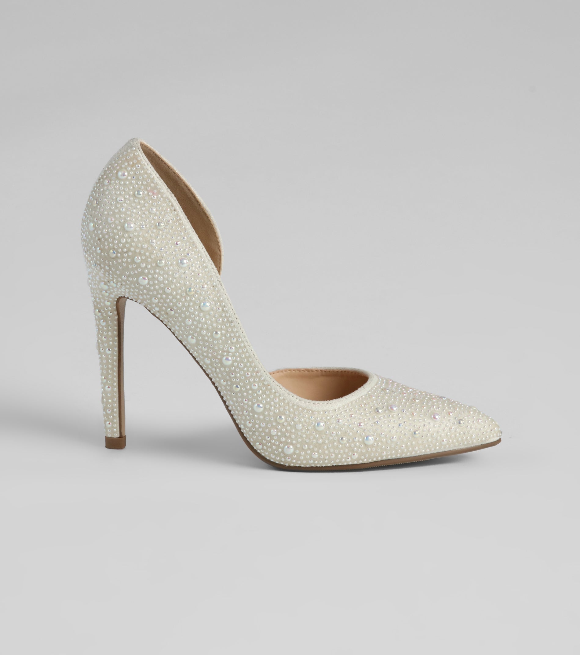 Elegant Energy Faux Pearl Stiletto Pumps