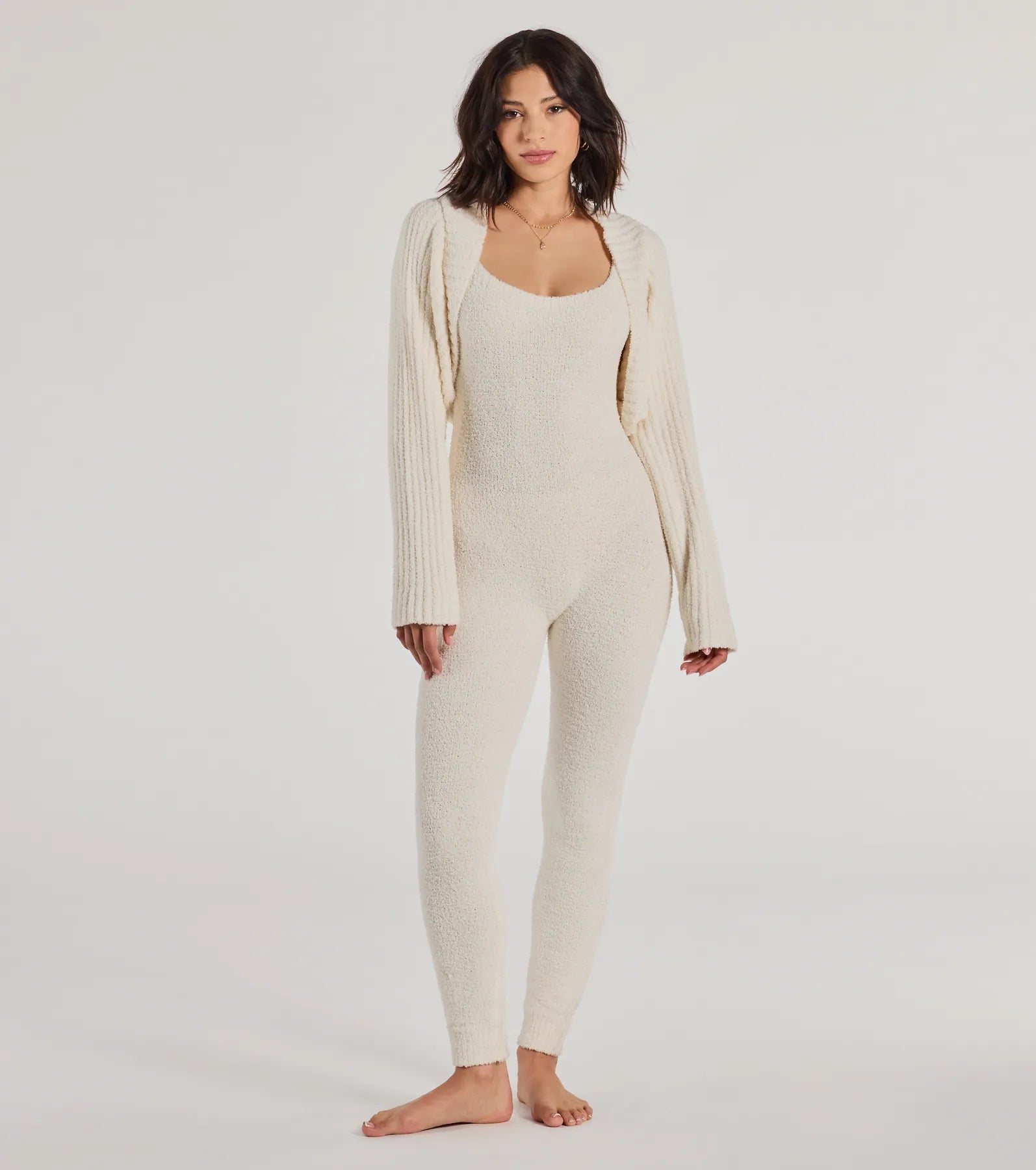 Keepin' It Cozy Chenille Knit Bolero