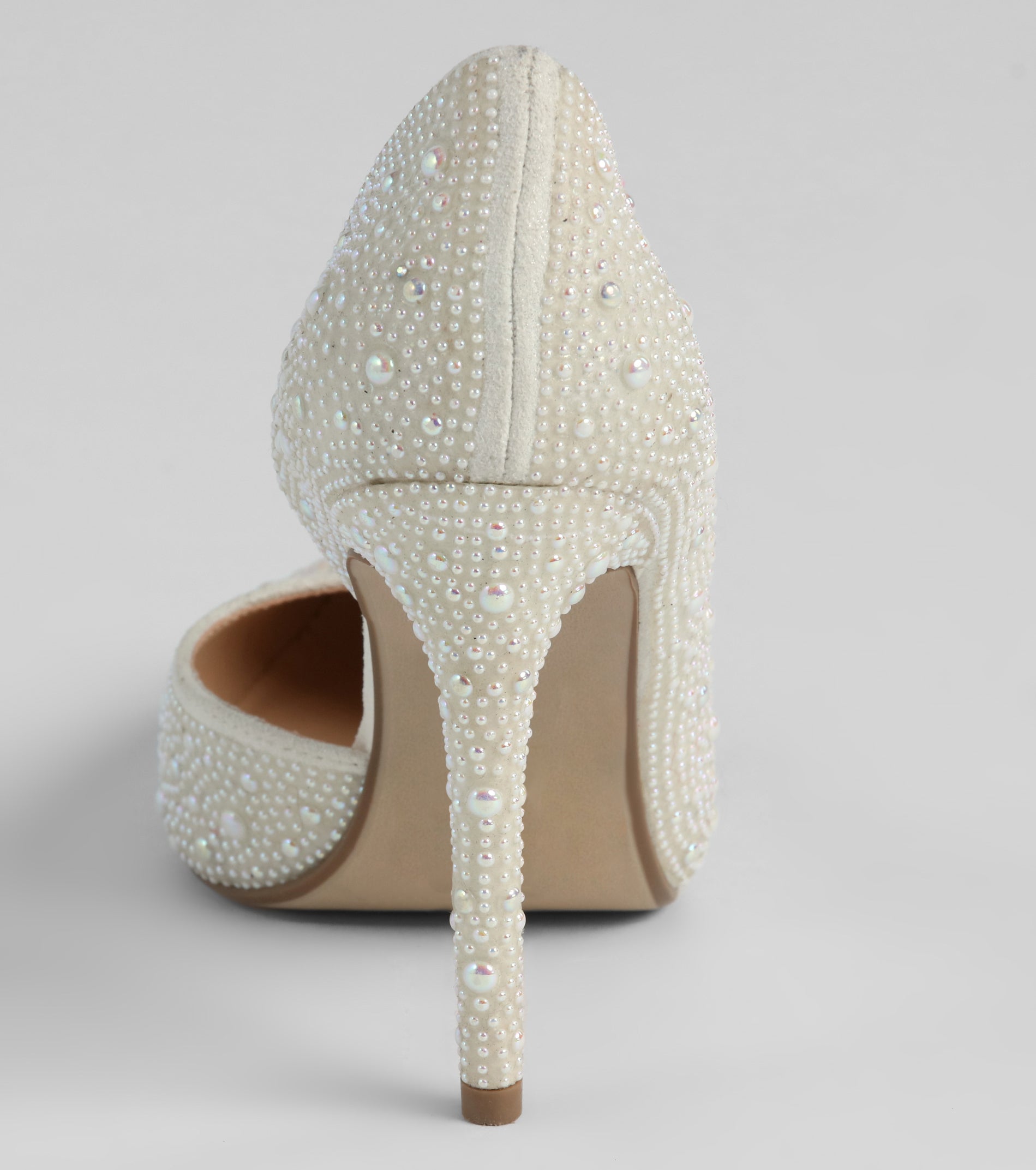 Elegant Energy Faux Pearl Stiletto Pumps