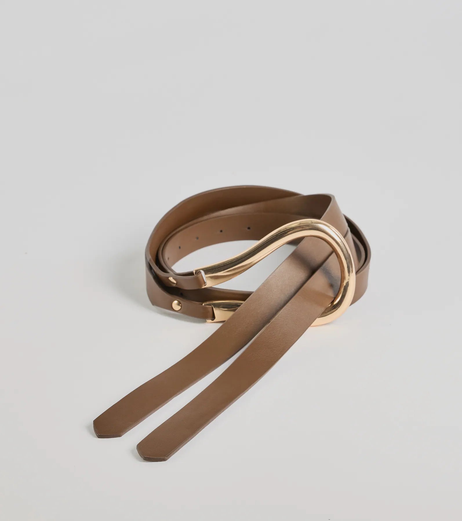 Trendy Silhouette Loop Buckle Wrap Belt