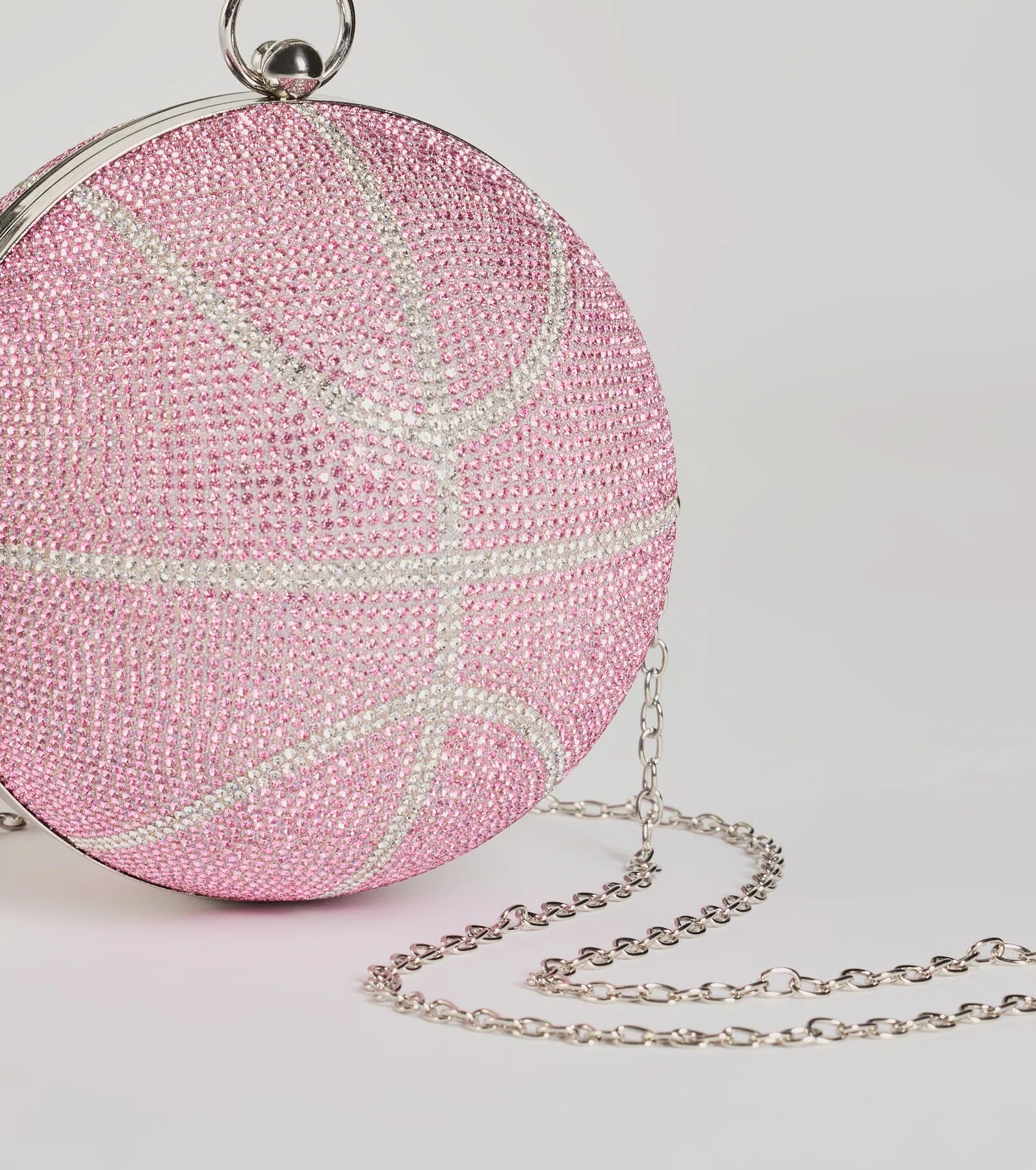 Time Out Rhinestone Basketball Clutch