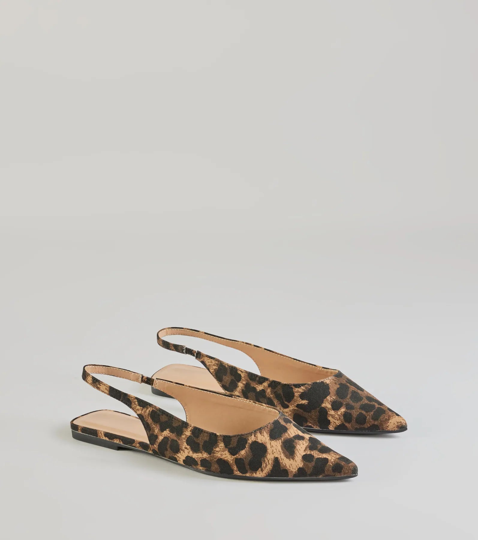 Untamed Chic Leopard Print Pointy Flats