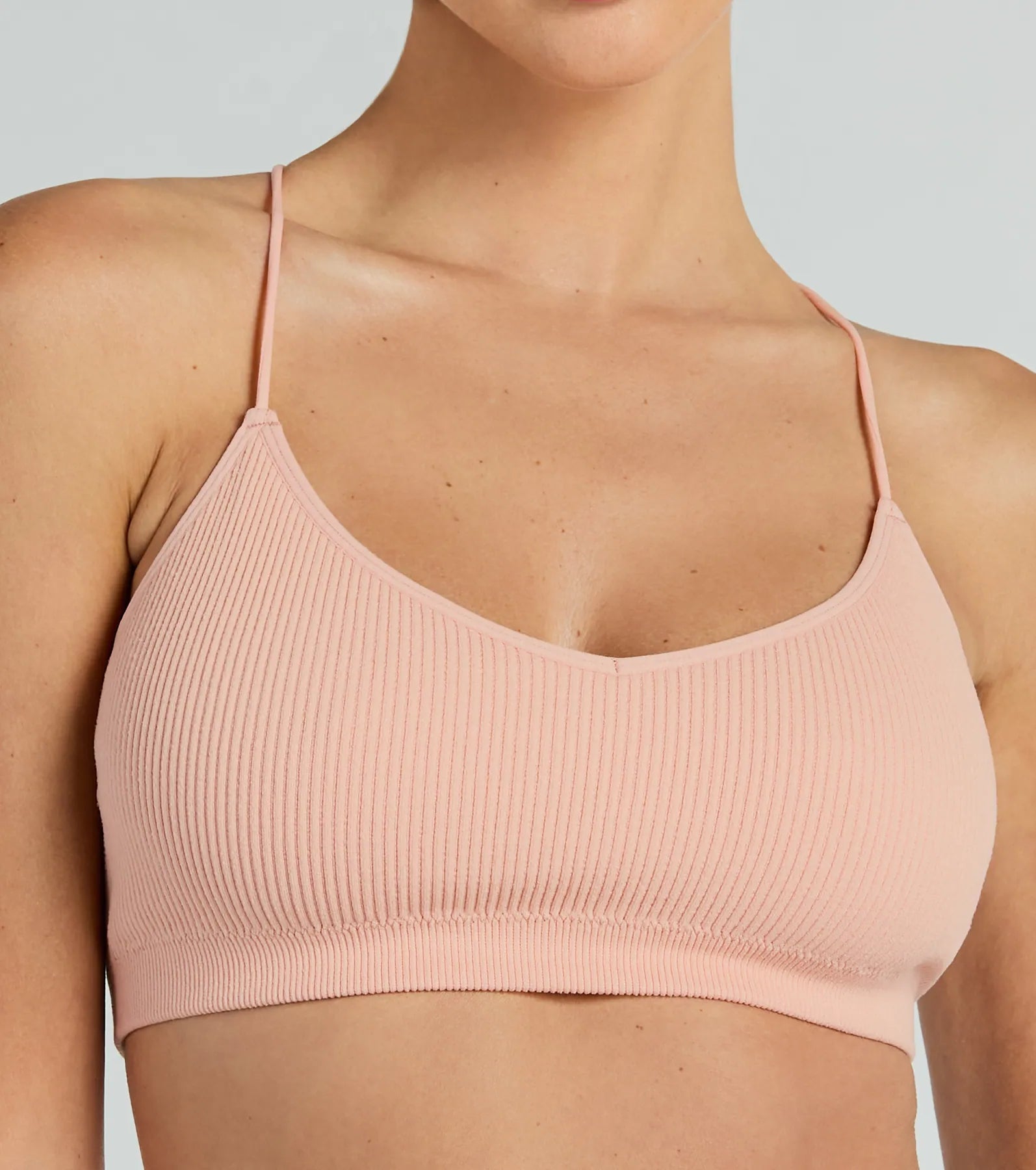 Sweet Moments Strappy Back Seamless Bralette