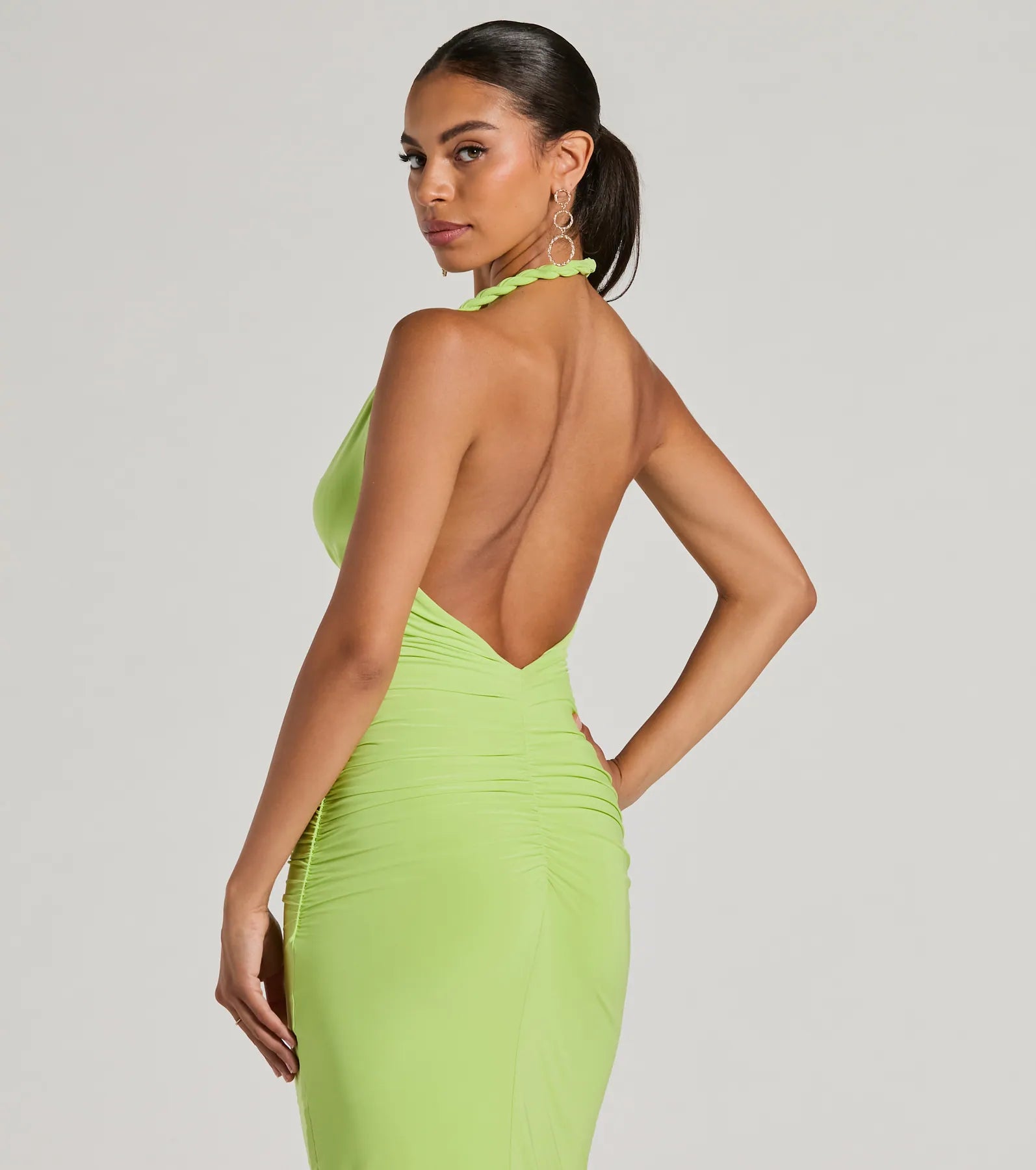 Tricks Of The Trade Convertible Bodycon Midi Dress