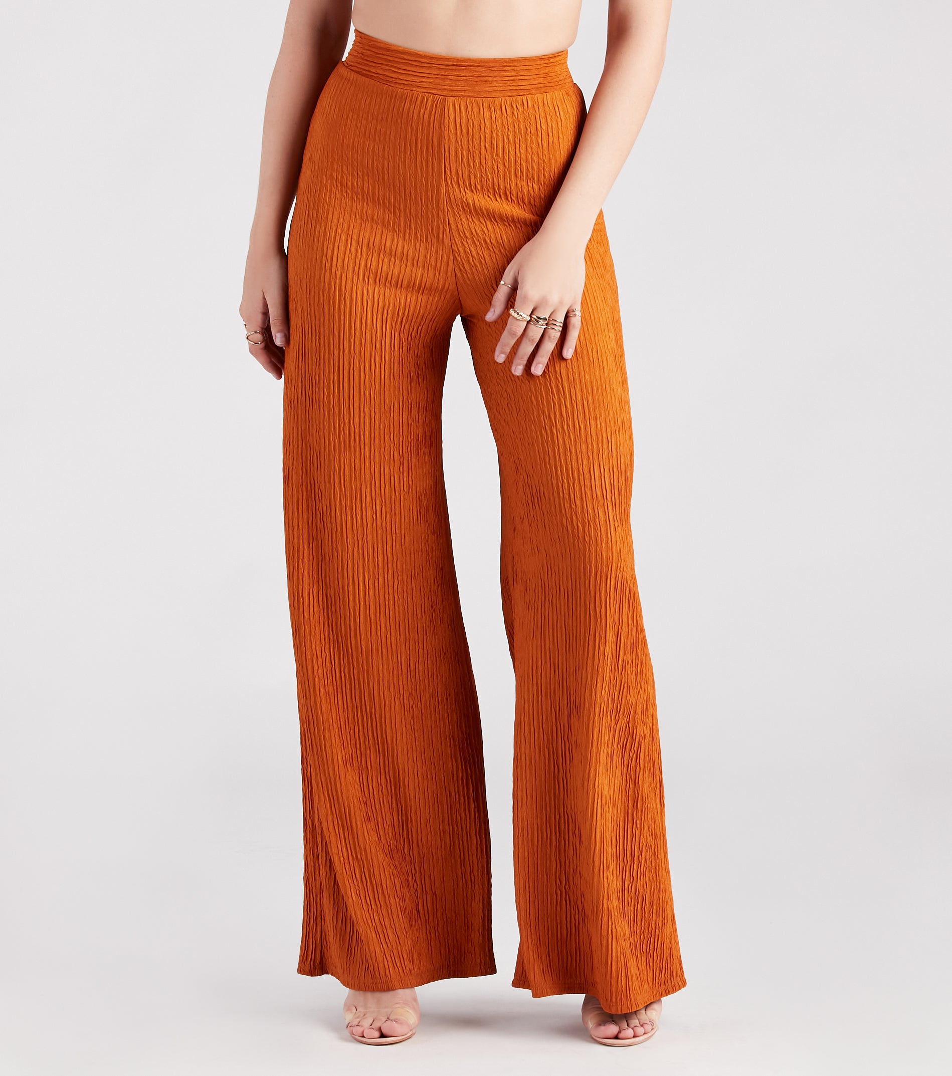 Go With The Flow High-Rise Wide-Leg Pants