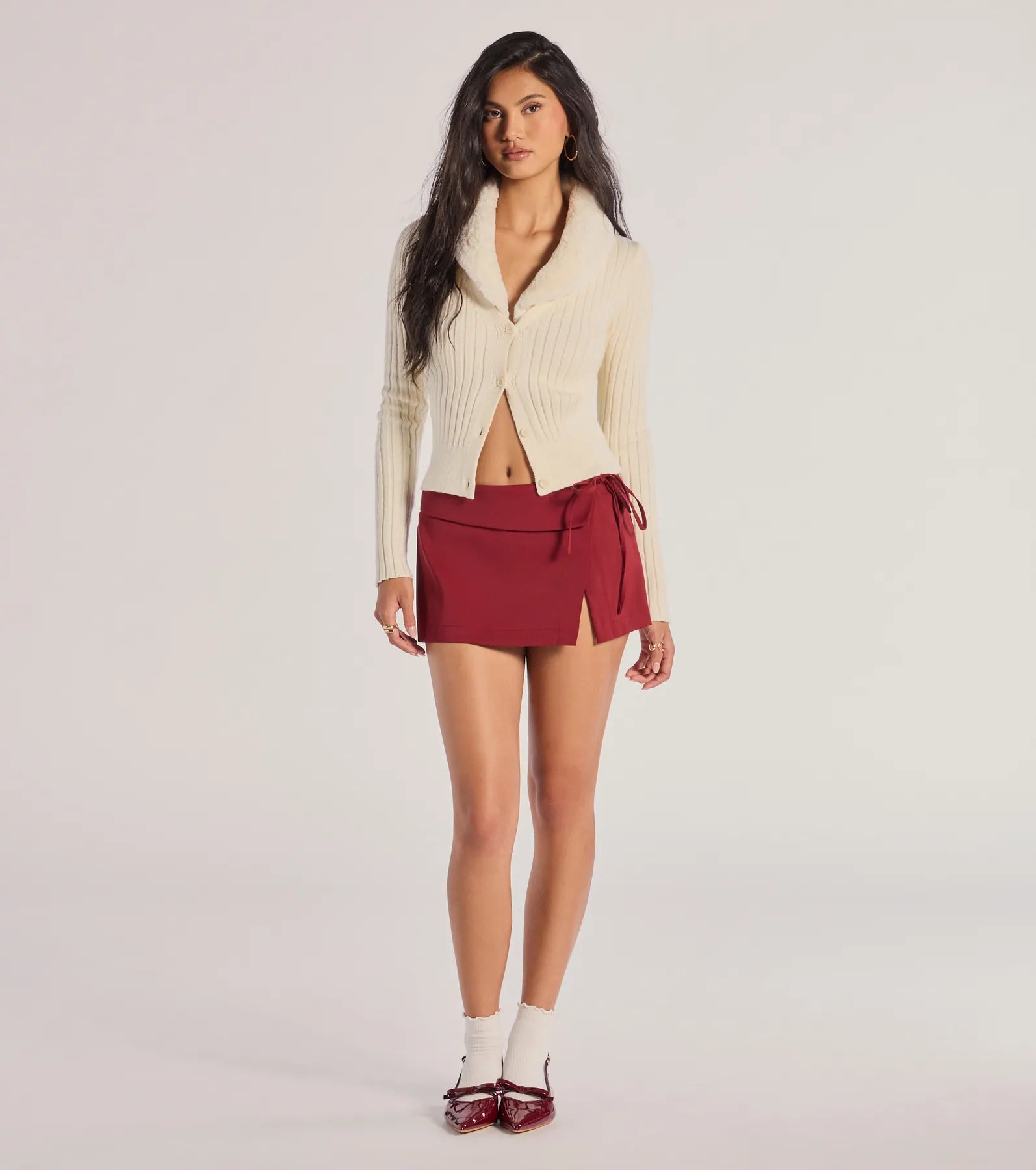 Elevated Style Wrap Mini Skirt