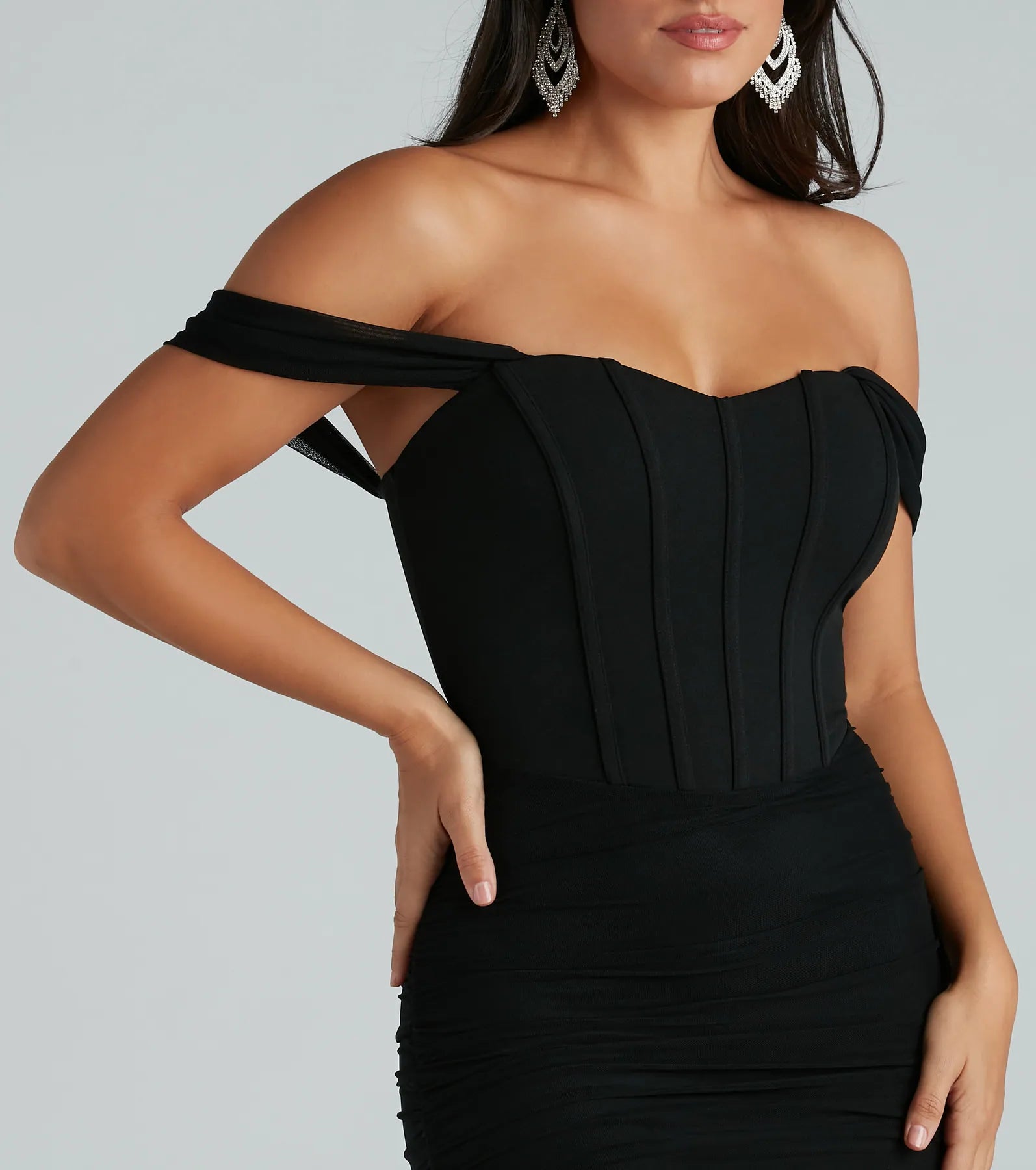 Perfect Silhouette Corset Bodycon Mini Dress