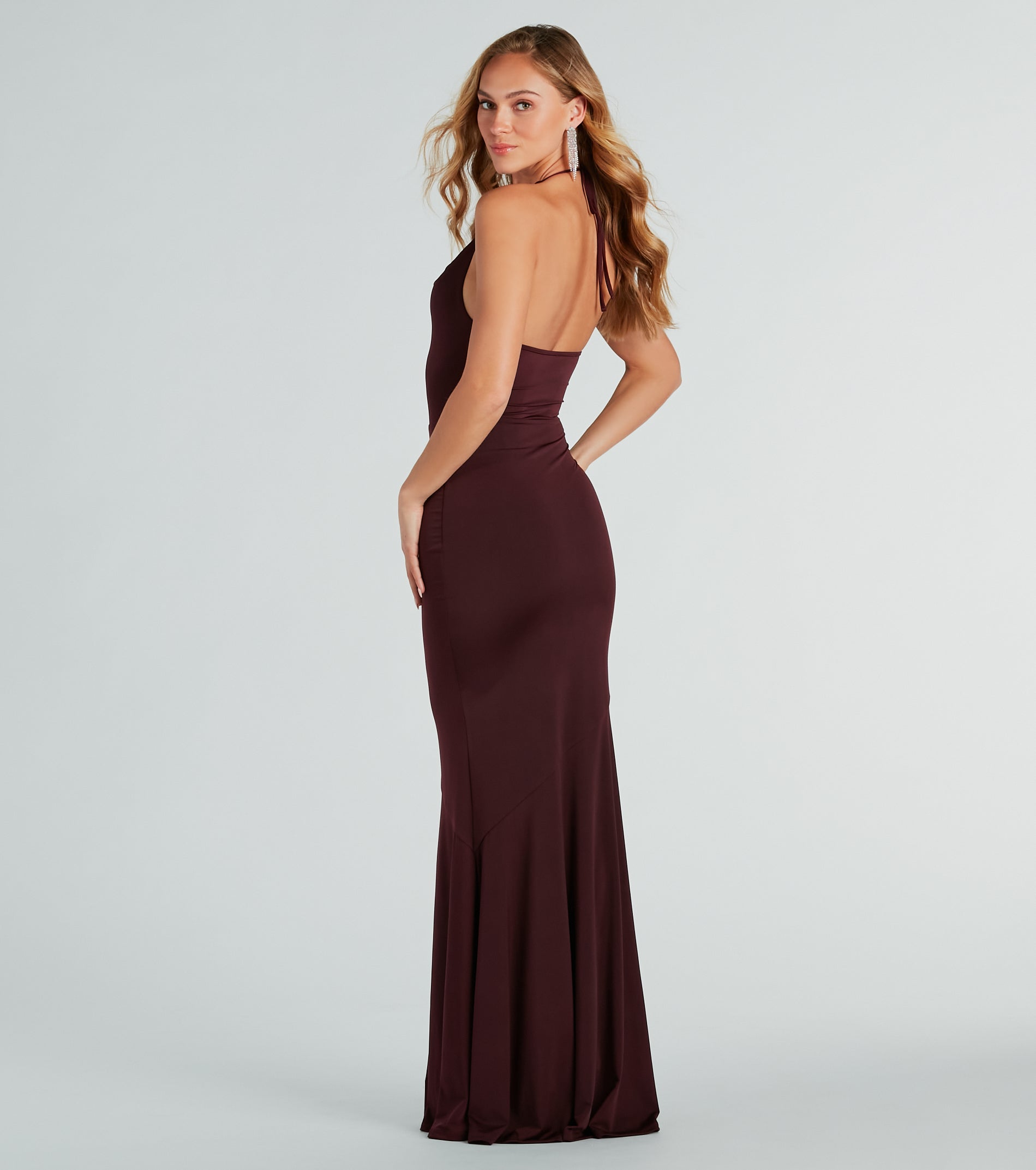 Amenah Formal Halter Mermaid Long Dress