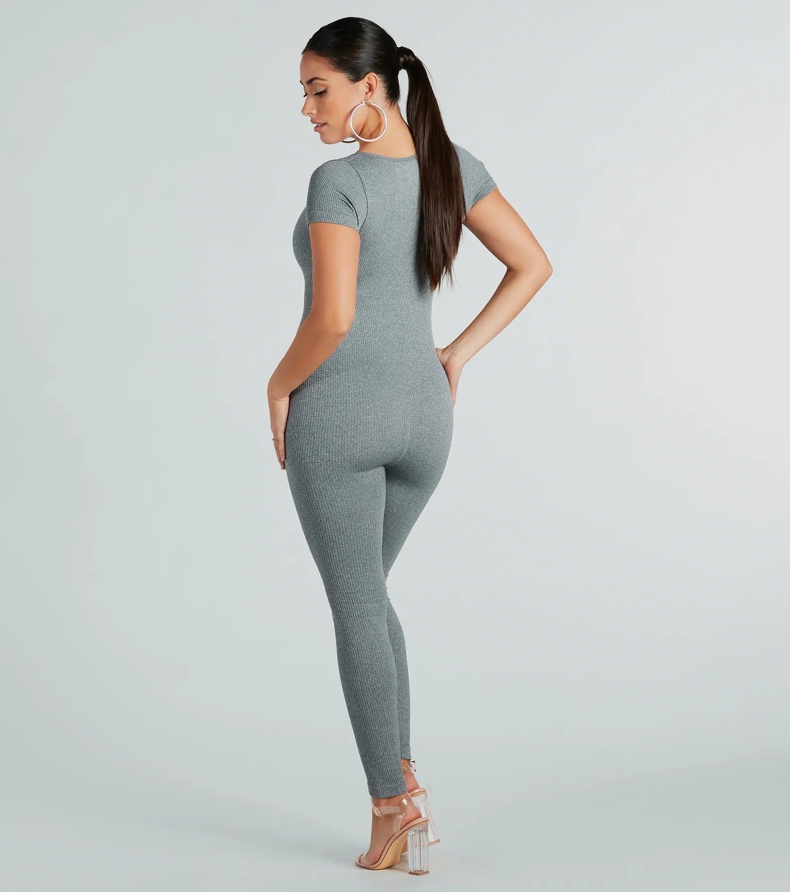 On The Move Seamless Short Sleeve Catsuit