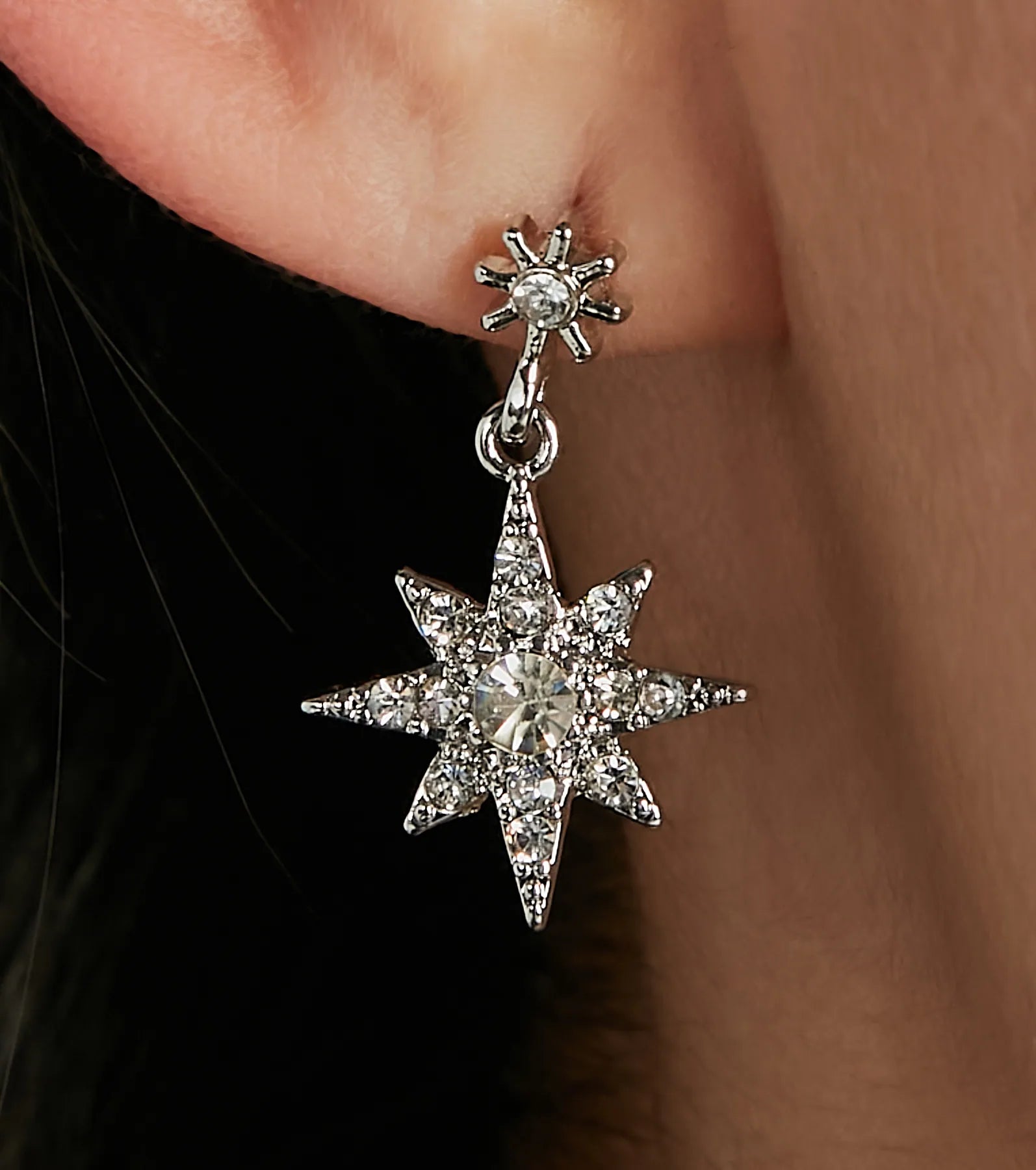 Celestial Sweetheart Moon And Star Earrings