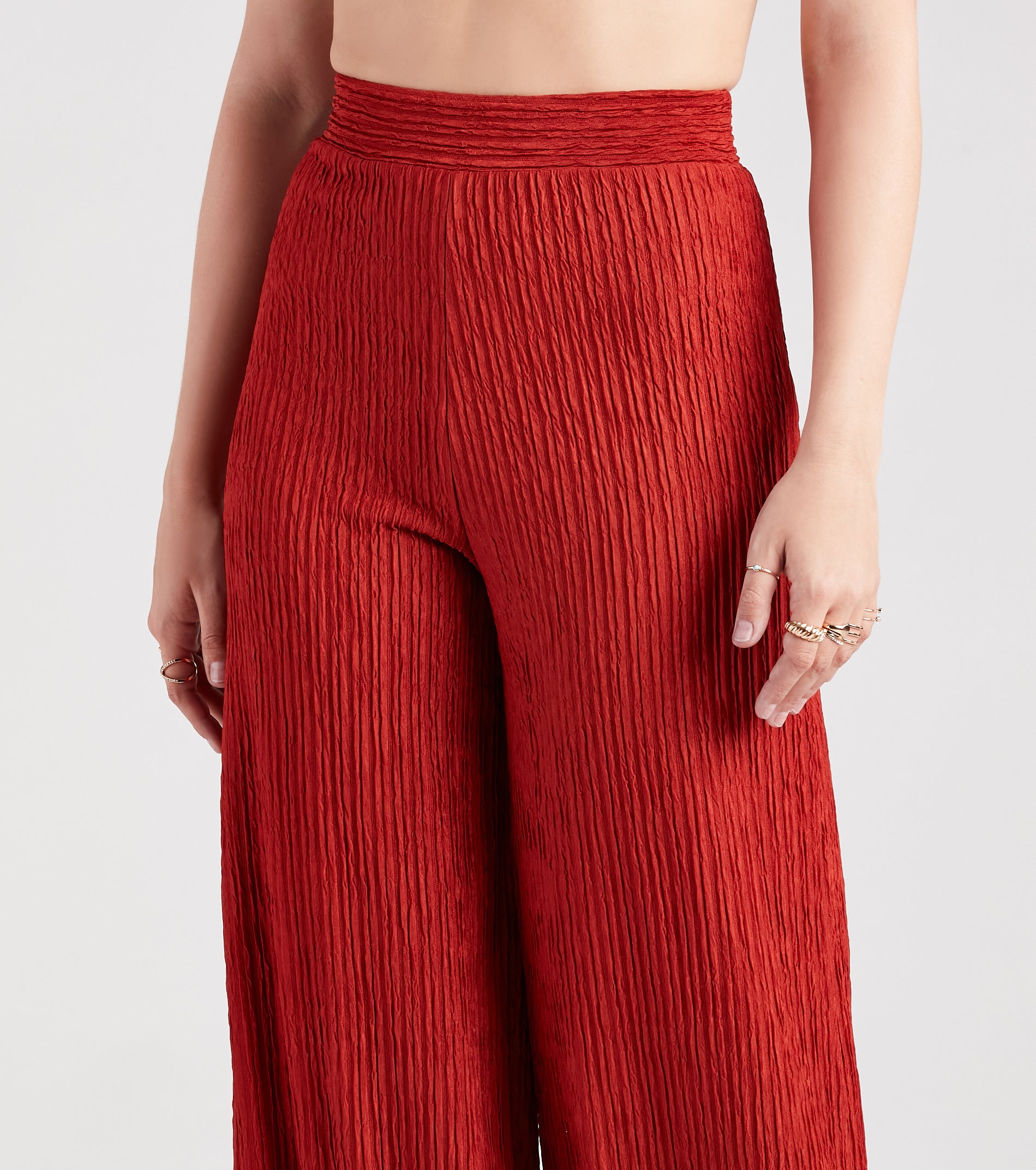 Go With The Flow High-Rise Wide-Leg Pants