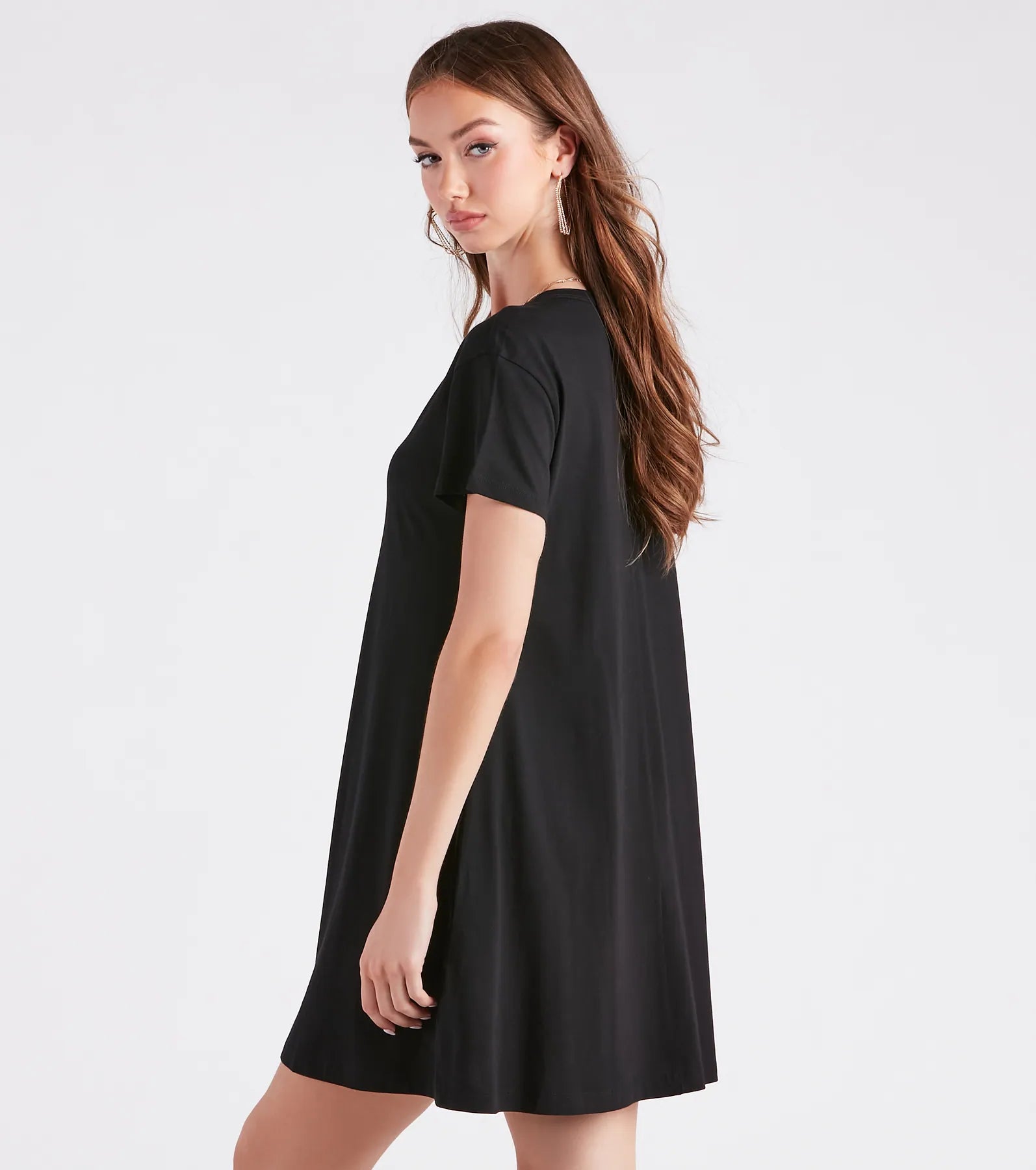 Effortless And Breezy Short T-Shirt Dress